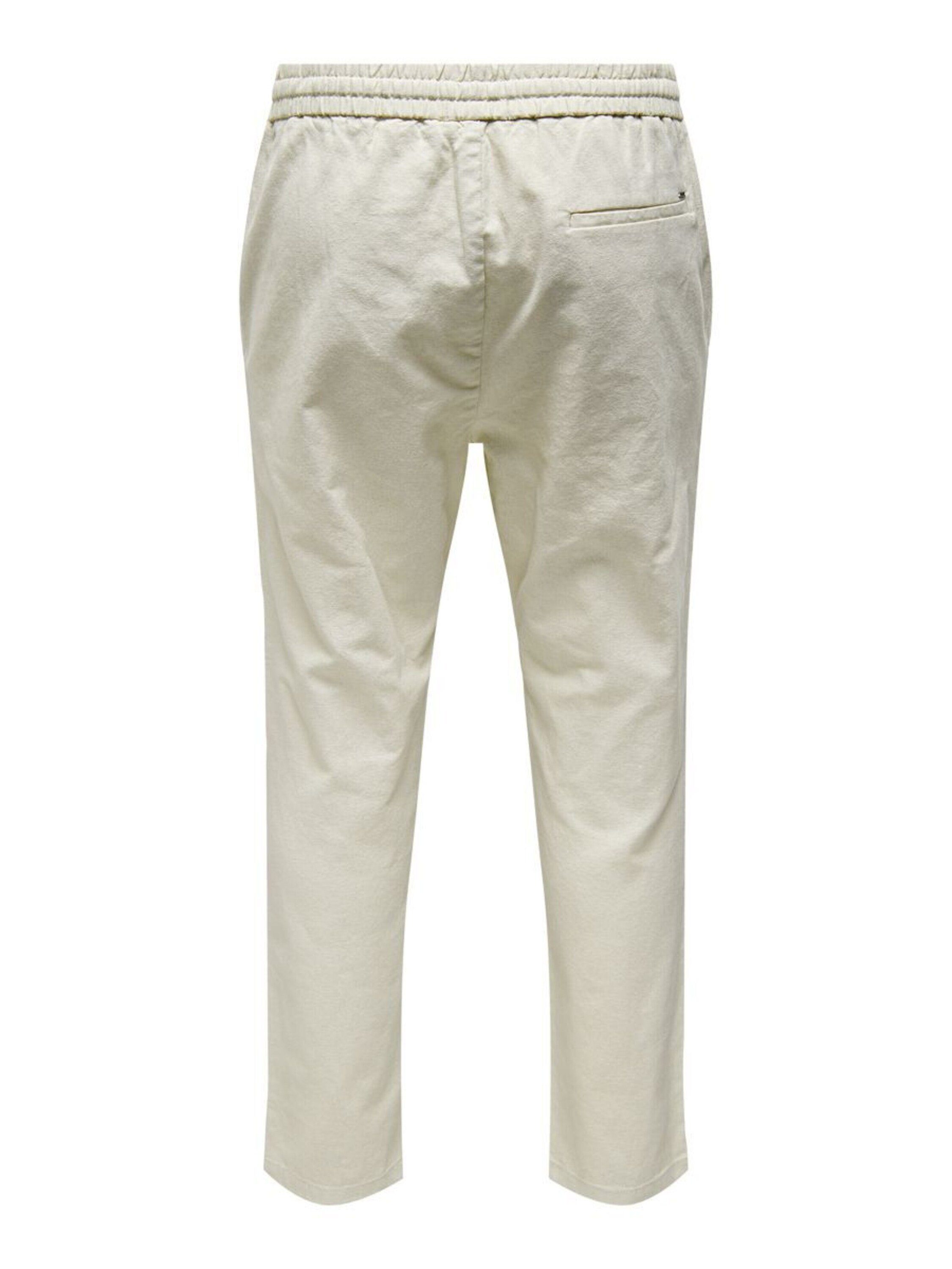 Only & Sons Herren Sweatpant ONSLINUS CROP LIN - Tapered Fit günstig online kaufen