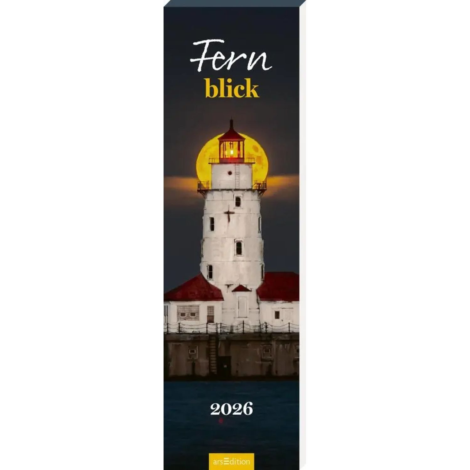 Ars Edition Wandkalender Lesezeichenkalender Fernblick 2026