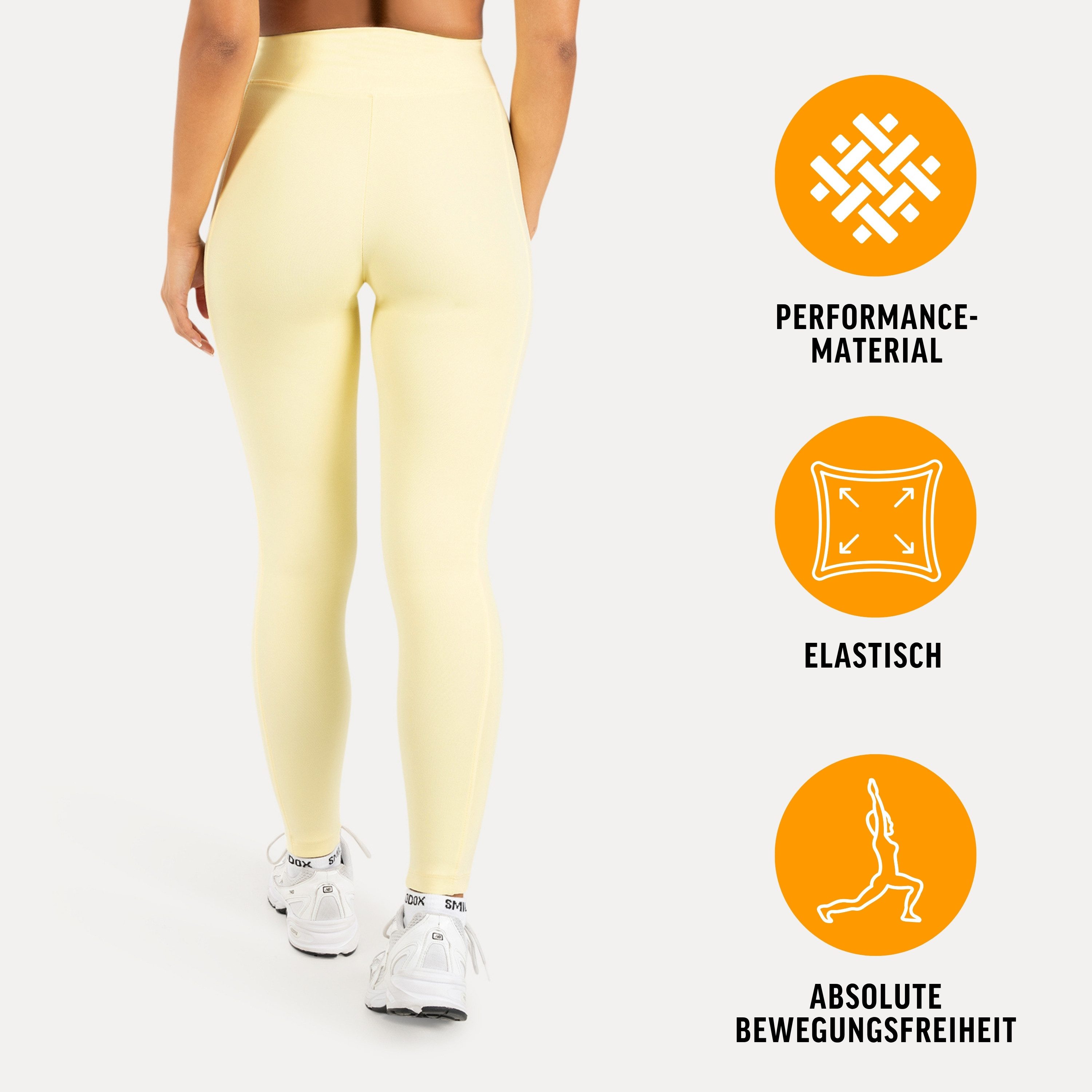 Smilodox Leggings Ravela Damen, Gymhose, Shaped Fit, Fitness, Performance Stretch Shaping Effekt, Stretch, Komfortbund, Squat Fit