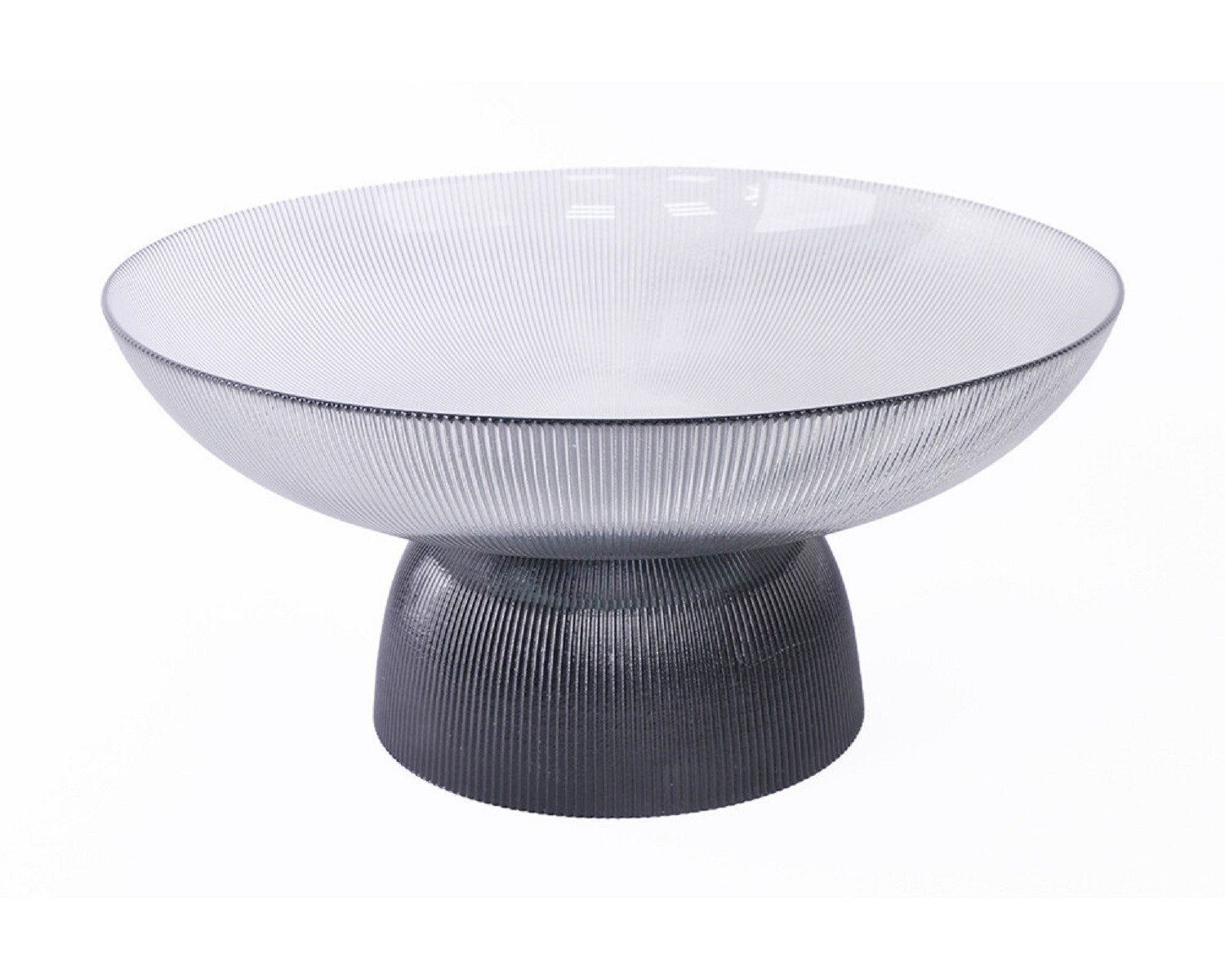 Schäfer Elektronik Schale aus Glas mit Fuß – Perfekt für Dekoration und Präsentation, Glas, (1-tlg)