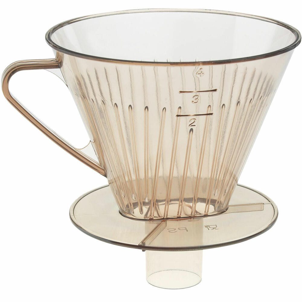 Permanentfilter Stutzen-Kaffeefilter/Filterhalter, Filtergröße 4, Für bis zu 4 Tassen