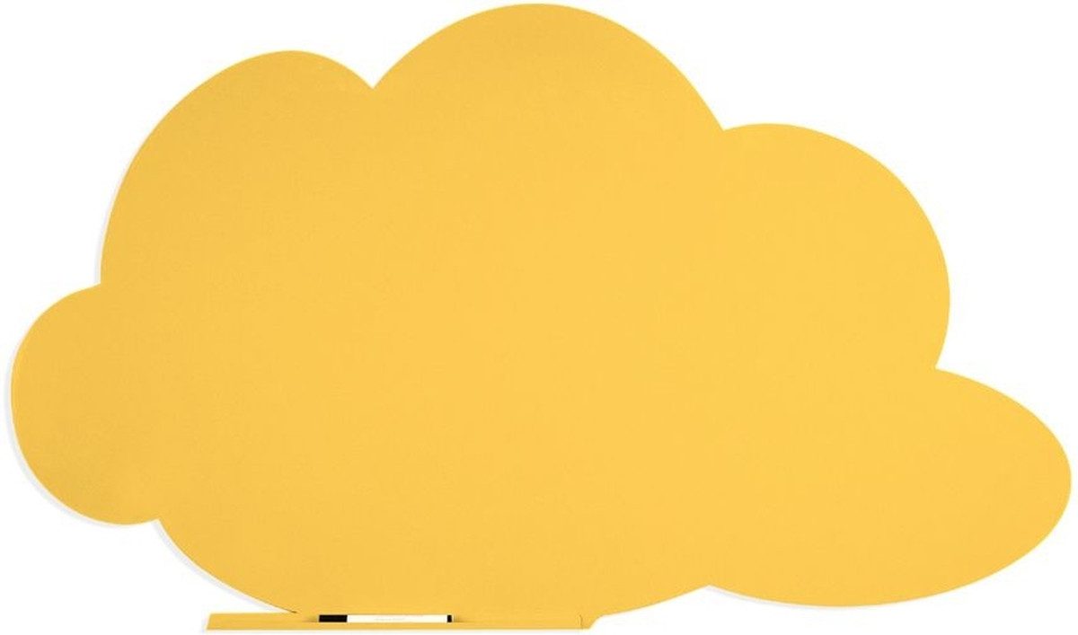 rocada Magnettafel Symbol-Tafel Skinshape Wolke lackiert 100x150cm RAL 1023 verkehrsgelb
