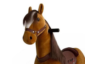 TPFLiving Reittier Pferd Gismo - Größe S - Farbe: braun, Schaukeltier für Kinder ab 3 bis 6 Jahren - Sitzhöhe: 53 cm