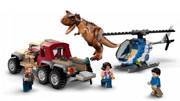 LEGO® Konstruktionsspielsteine LEGO® Jurassic World™ - Verfolgung des Carnotauru, (Set, 240 St)