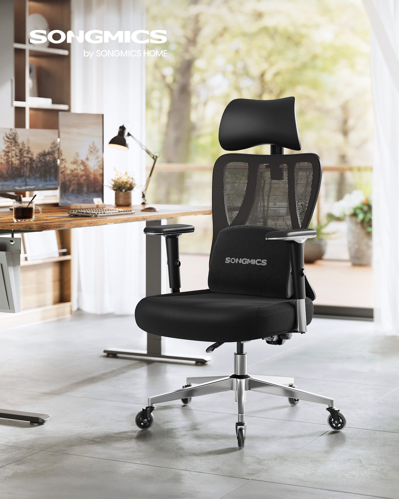 SONGMICS Bürostuhl, Schreibtischstuhl, Drehstuhl, höhenverstellbar günstig online kaufen