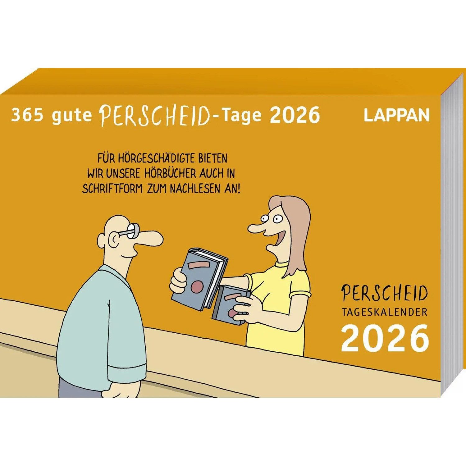Lappan Verlag Abreißkalender 365 gute Perscheid-Tage 2026: Tageskalender