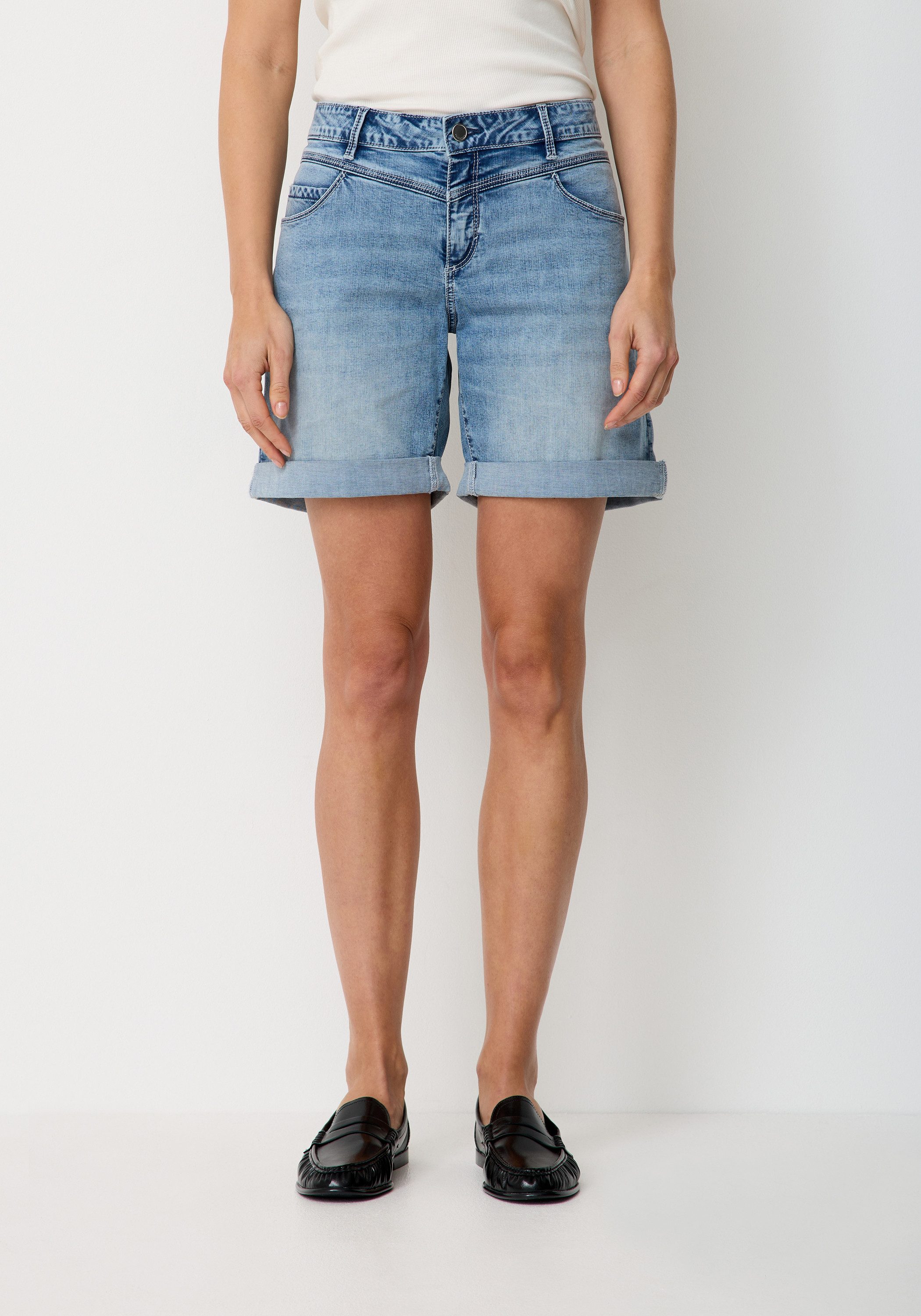 Paddock's Jeansshorts ELLI Regular Fit Jeans Bermudas mit Stretch