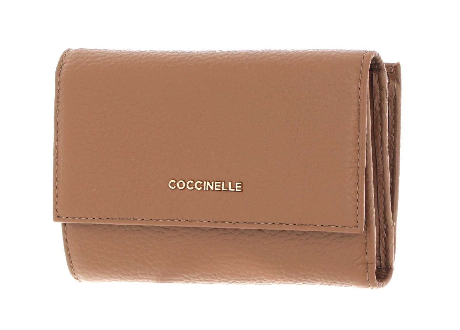 COCCINELLE Geldbörse Metallic Soft Nocciola