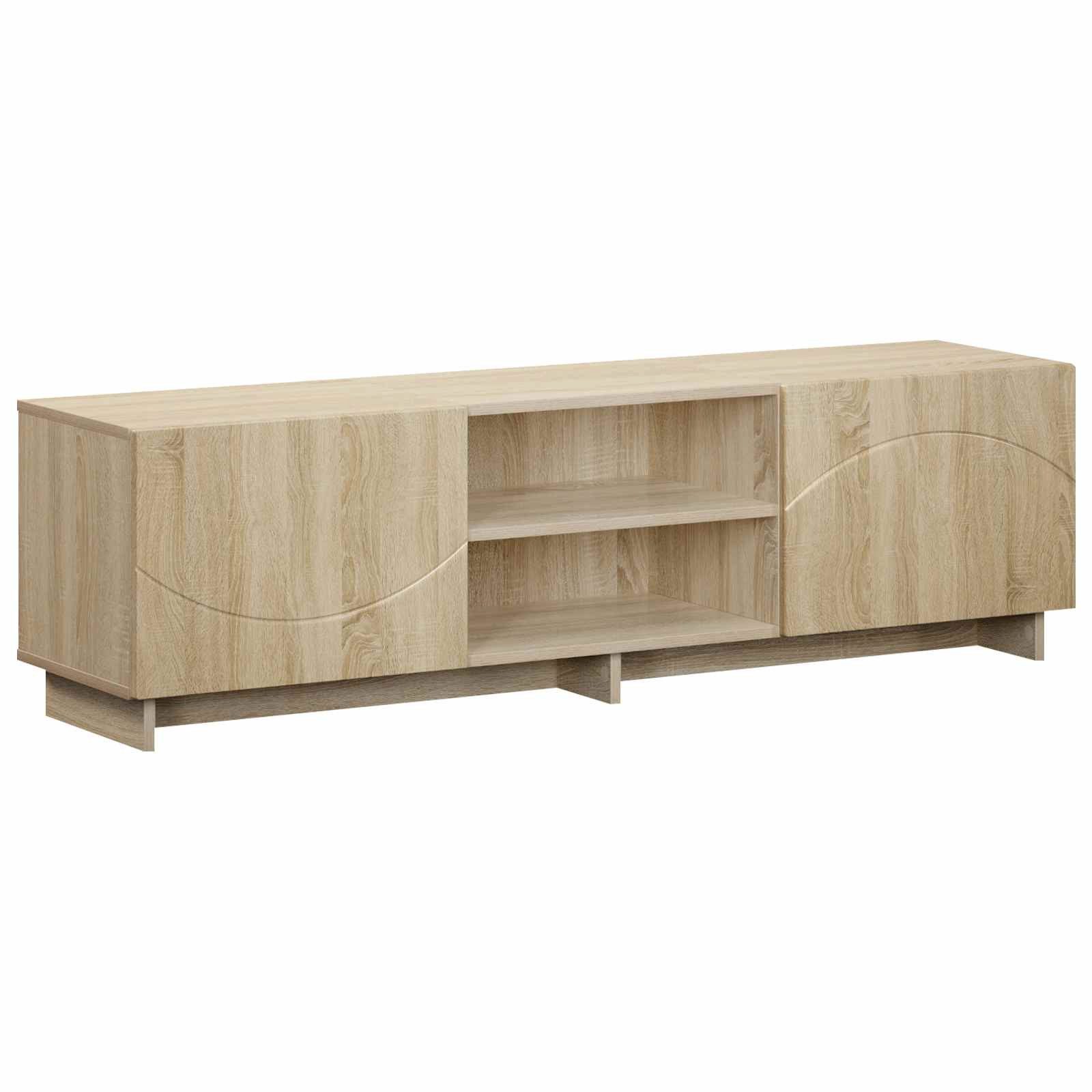 vidaXL TV-Schrank TV-Ständer 140 x 34.5 x 40 cm Sonoma-Eiche Holzwerkstoff (1-St)