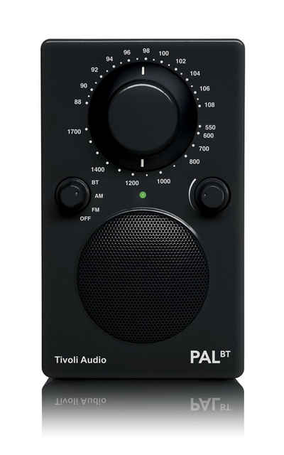 Tivoli Audio PAL BT Radio (FM-Tuner, Tisch-Radio, Bluetooth-Lautsprecher, tragbar, Akku-Betrieb)