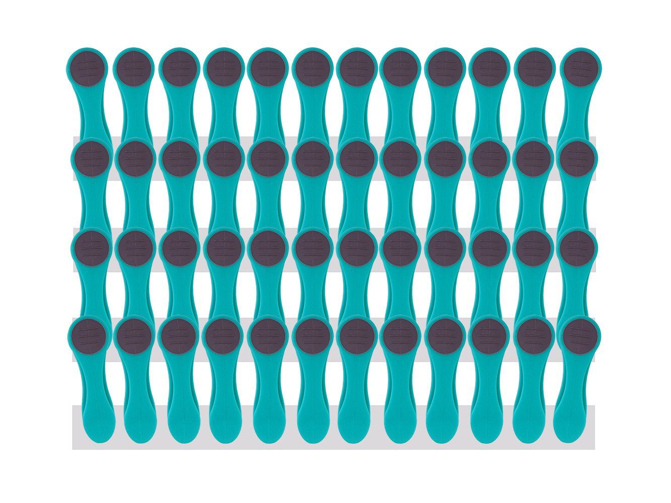 trendfinding Wäscheklammern 48 Wäscheklammern mit Federn aus Edelstahl und, Langlebigkeit durch Federn aus rostfreiem Edelstahl, neueste Klammertechnik, unverwechselbares Design