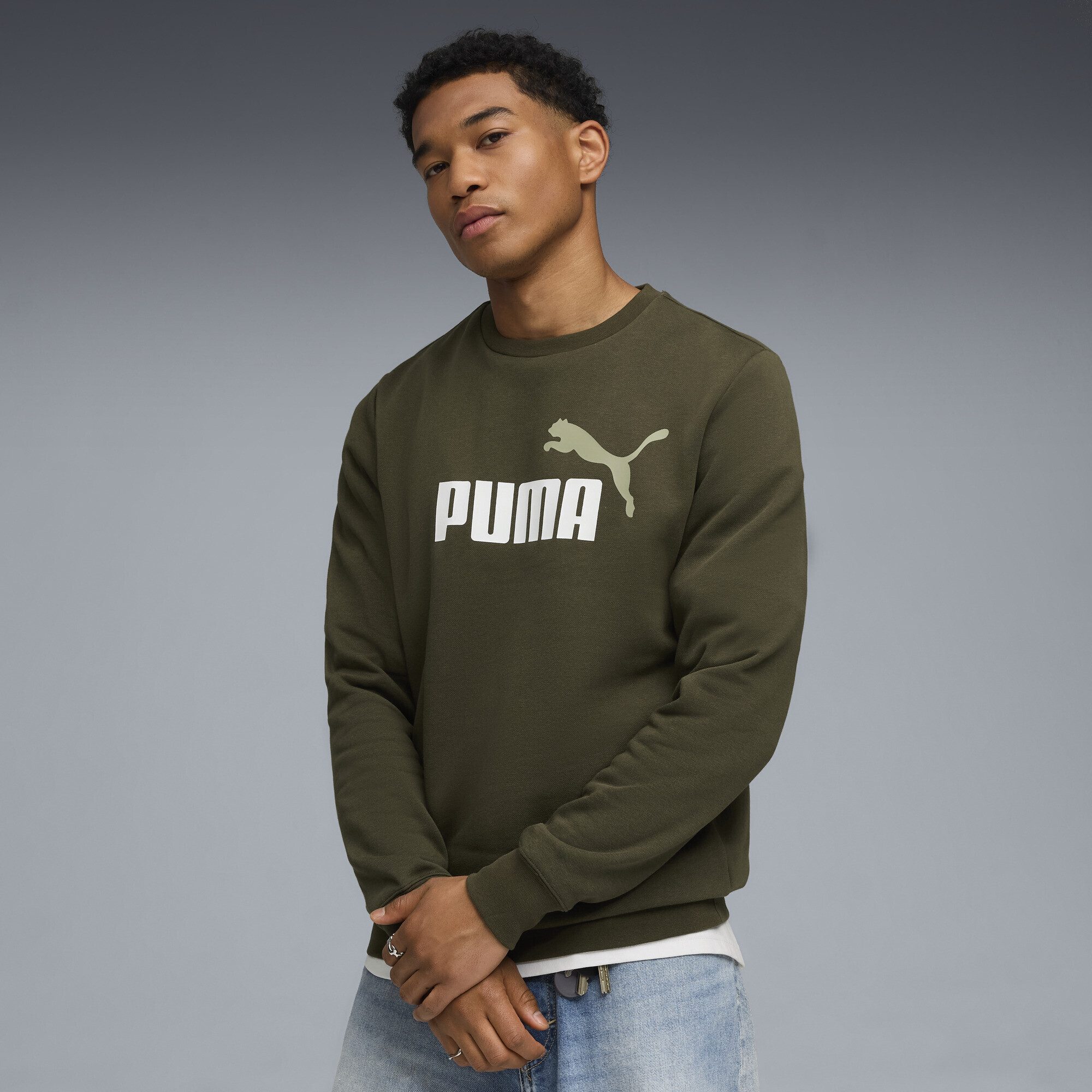 PUMA Sweatshirt Essentials 2 Colour No. 1 Logo Fleece-Sweater Herren günstig online kaufen
