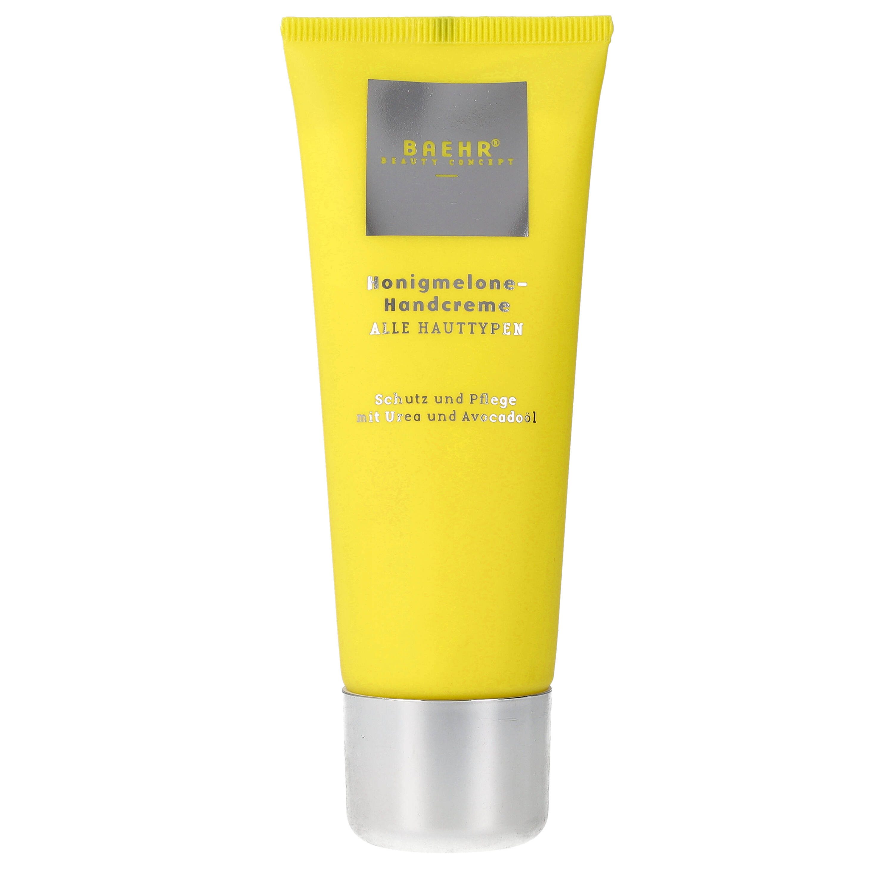 BAEHR BEAUTY CONCEPT Handcreme Baehr Beauty Concept Honigmelone-Handcreme 75ml fruchtig, lieblicher Duft, 1-tlg., Avocadoöl, Urea & Totem Meer Salz pflegen intensiv