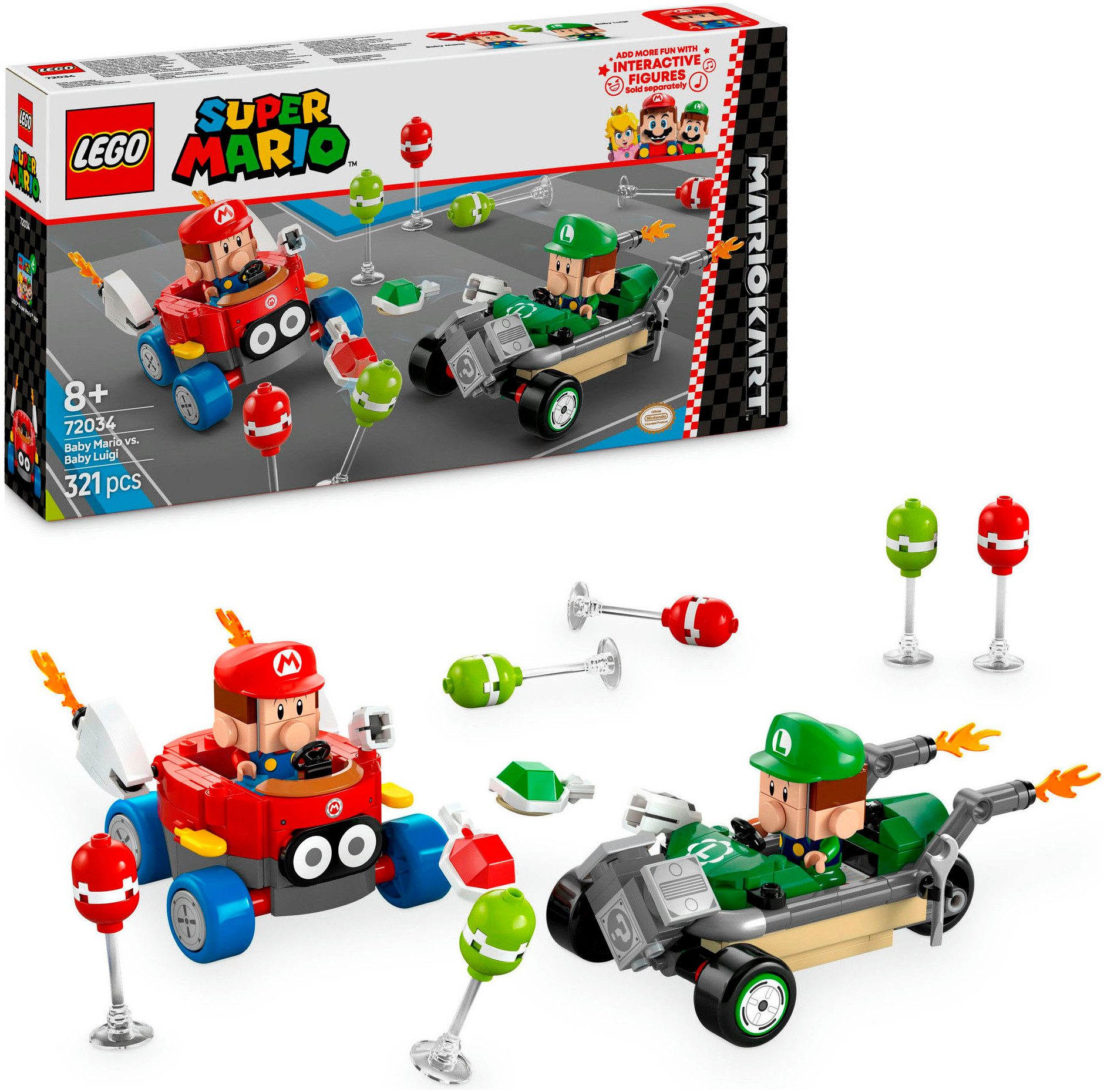 LEGO® Mario Kart™ – Baby Mario vs. Baby Luigi (72034), LEGO Super Mario Kon günstig online kaufen