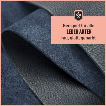 Schrader Lederreinigung Set - Reiniger und Poliertuch - 3-teilig - Lederreiniger (für alle Lederarten - Ledermöbel & Lederkleidung - Made in Germany)