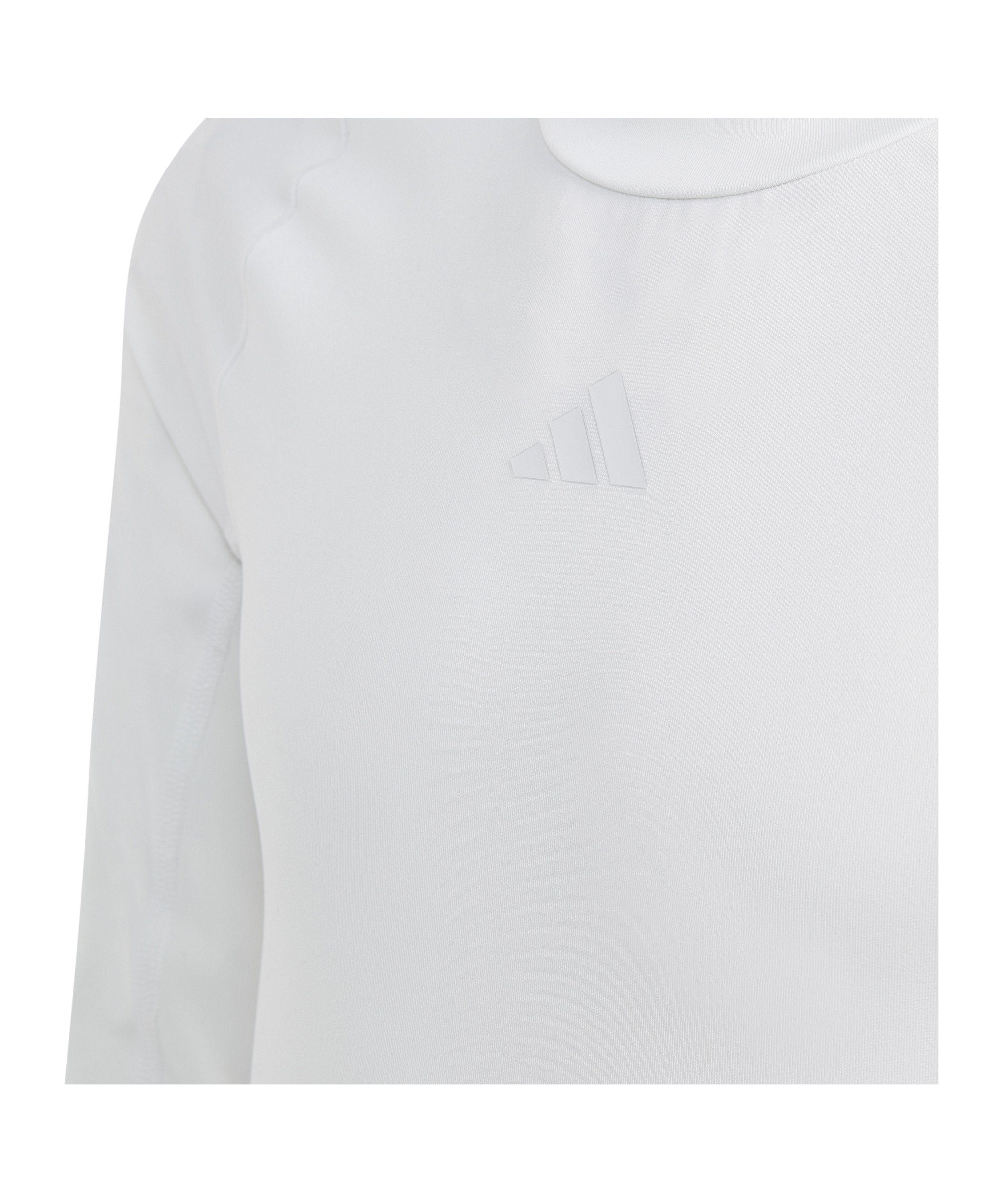Dunkel weiss adidas Techfit Performance Sweatshirt Sweatshirt