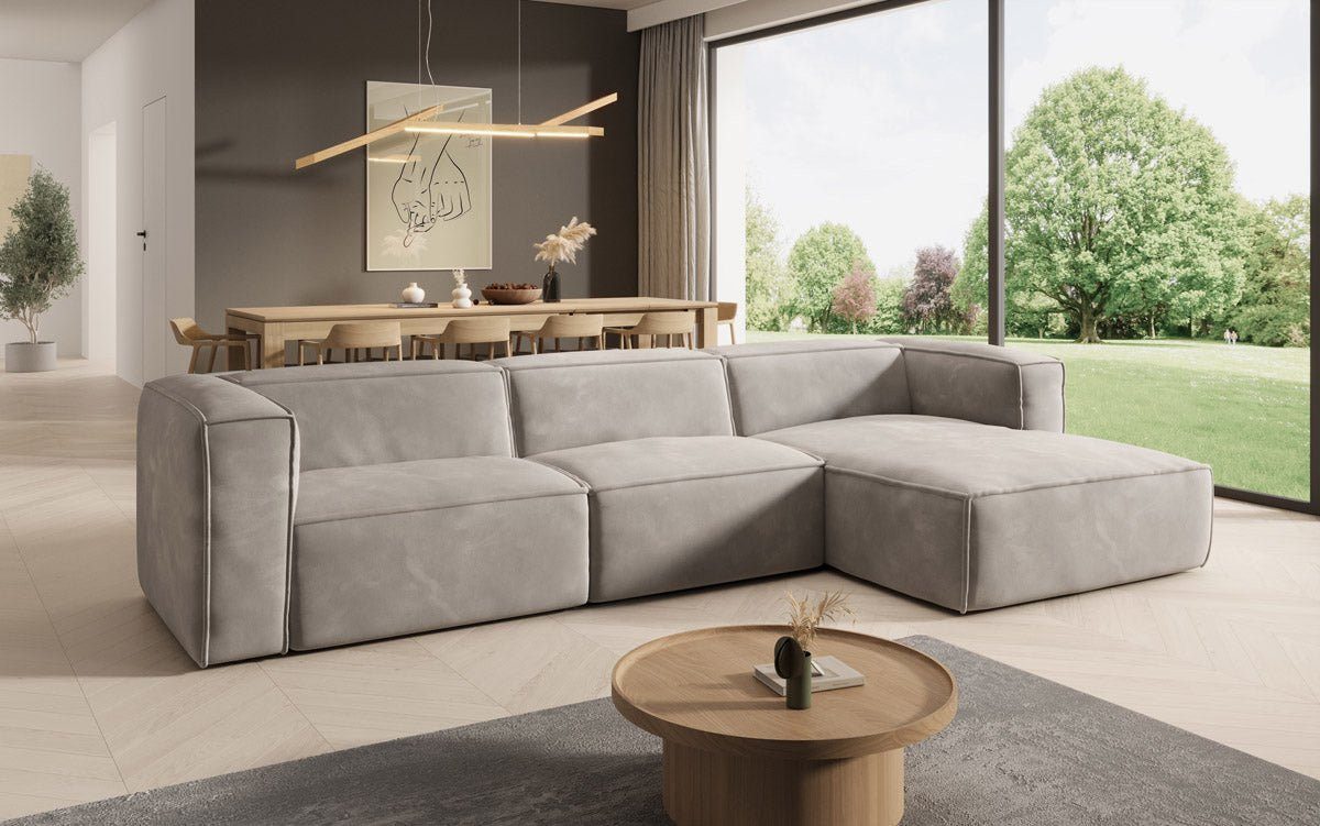 Luxusbetten24 Sofa Designer Sofa Comfy in Samt günstig online kaufen
