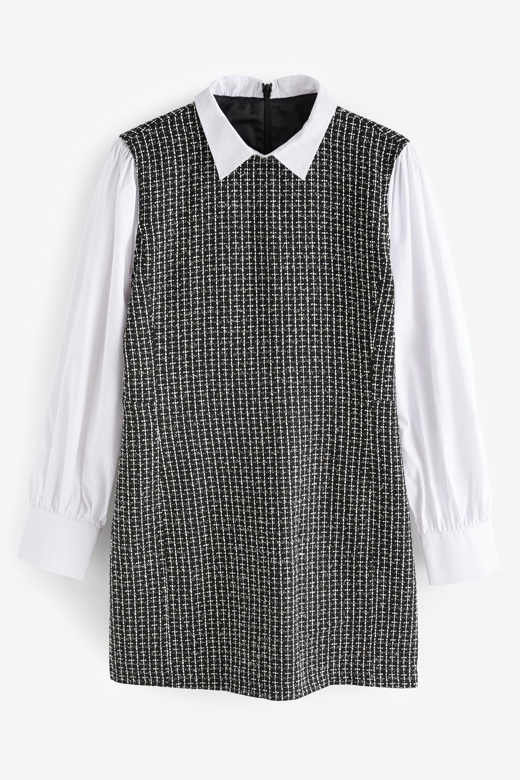 Next Midikleid 2-in-1 Langärmeliges Minikleid (1-tlg)