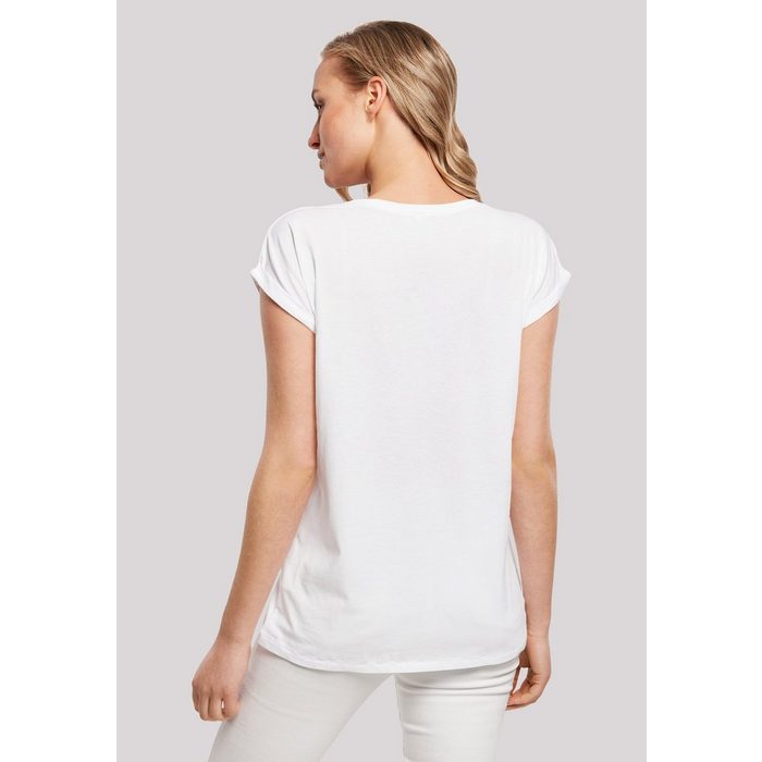 F4NT4STIC T-Shirt Extended Shoulder T Shirt 'Star Wars Mandalorian Glare' Damen Premium Merch Regular-Fit Kurze Ärmel Bedruckt