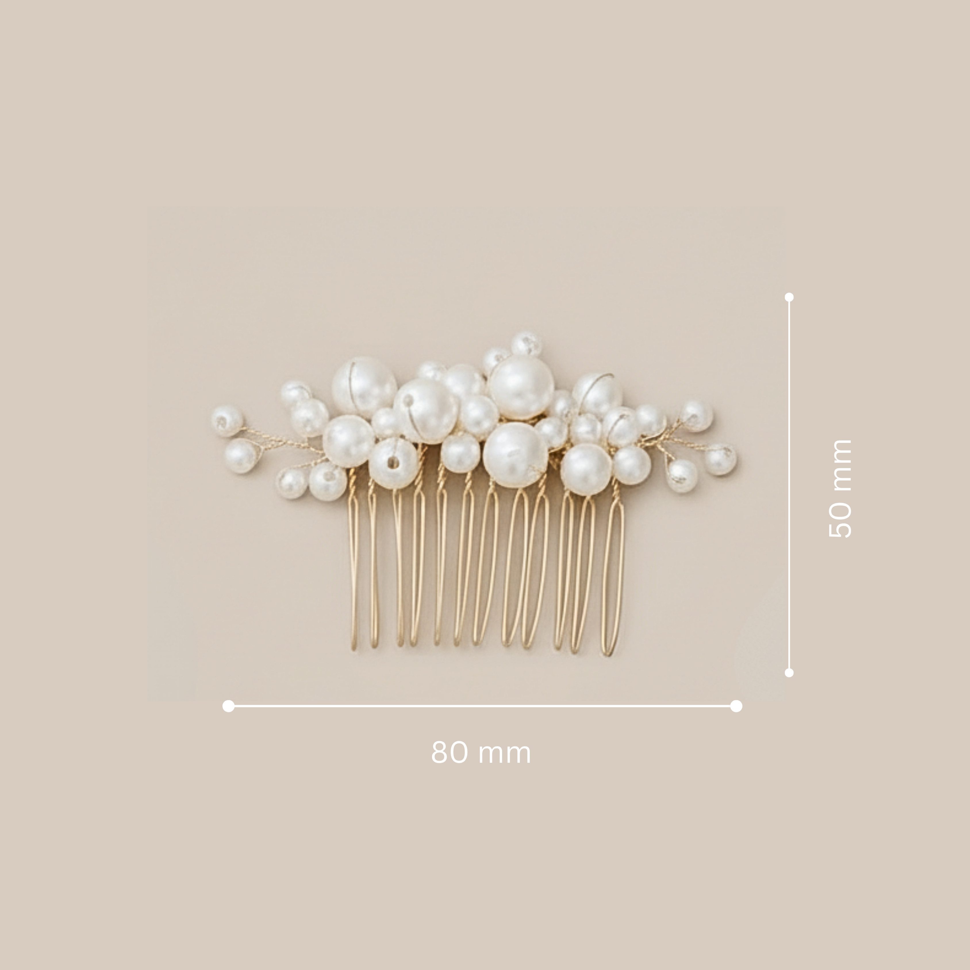 ANNIS WIESBADEN EST. 2021 Haarnadeln Braut Haarschmuck Set, Perlen Haarkamm günstig online kaufen
