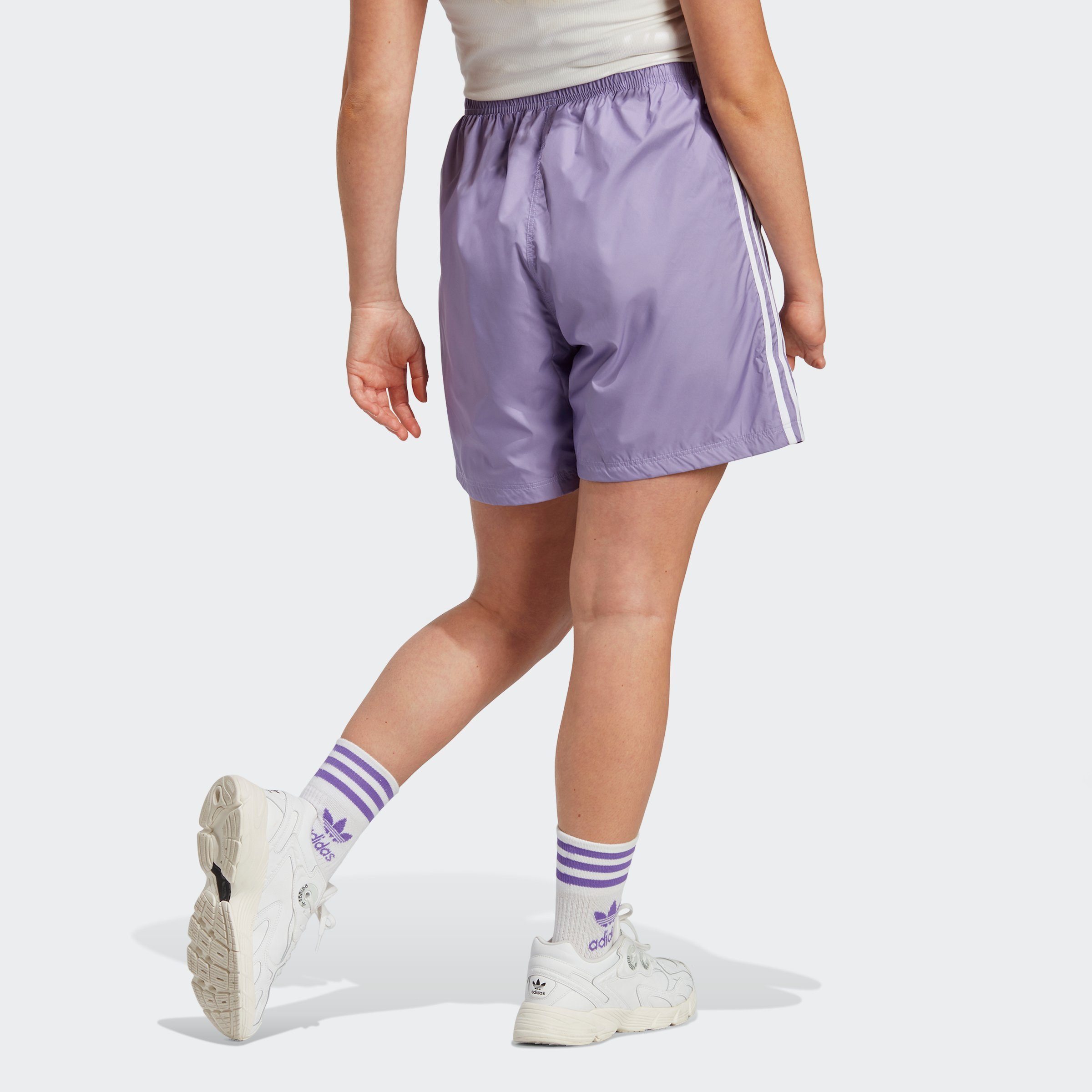Shorts Originals RIPSTOP ADICOLOR Lilac CLASSICS adidas Magic (1-tlg)