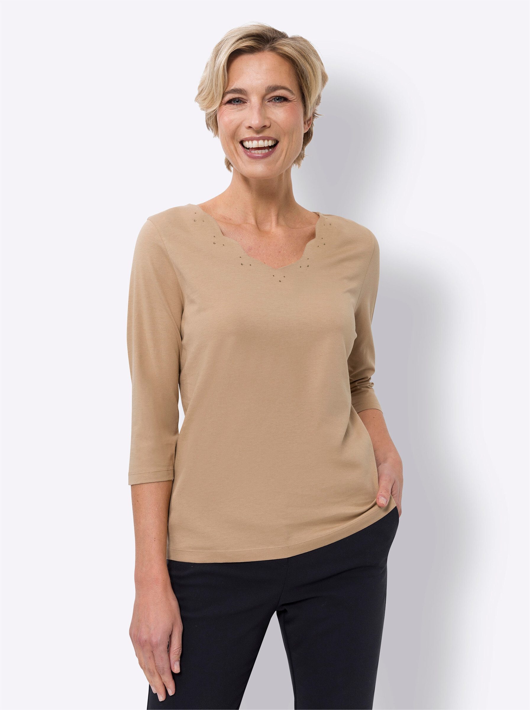 Classic Basics 3/4-Arm-Shirt "3/4-Arm-Shirt", (1 tlg.) günstig online kaufen