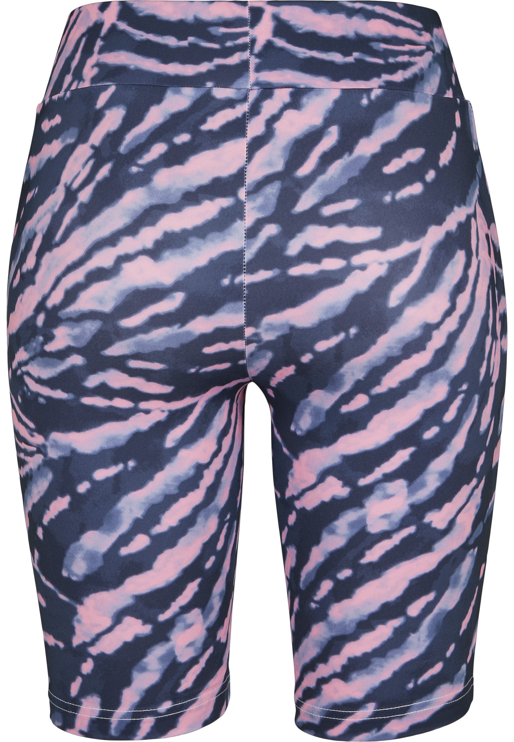 URBAN CLASSICS Stoffhose Urban Classics Damen Ladies Tie Dye Cycling Shorts (1-tlg)