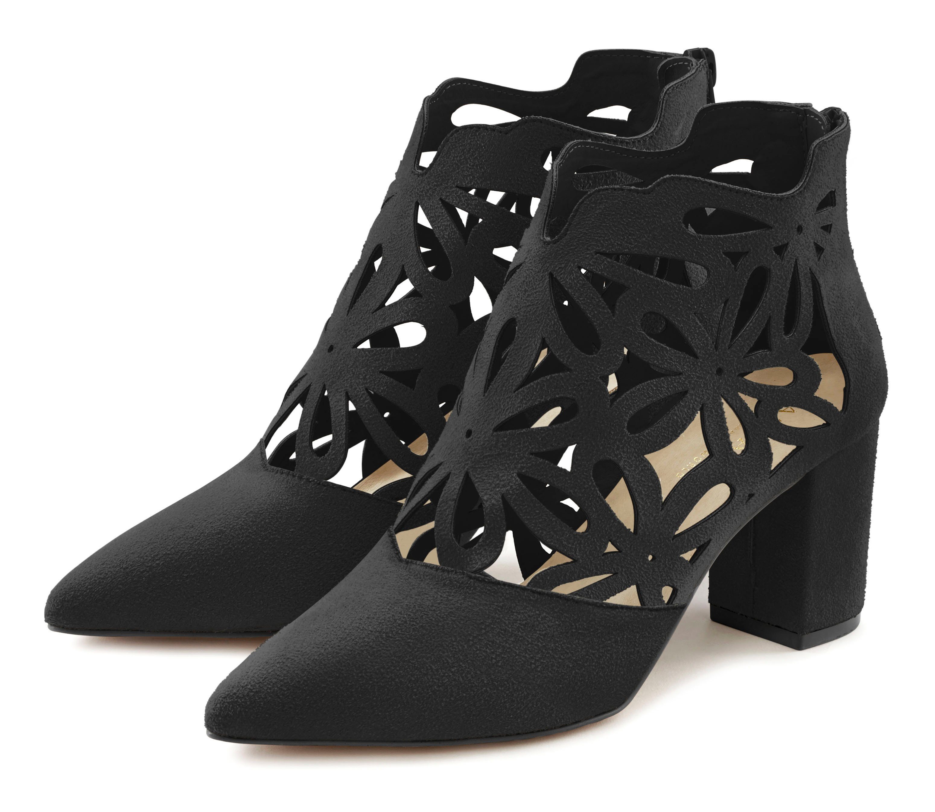 High-Heel-Stiefelette