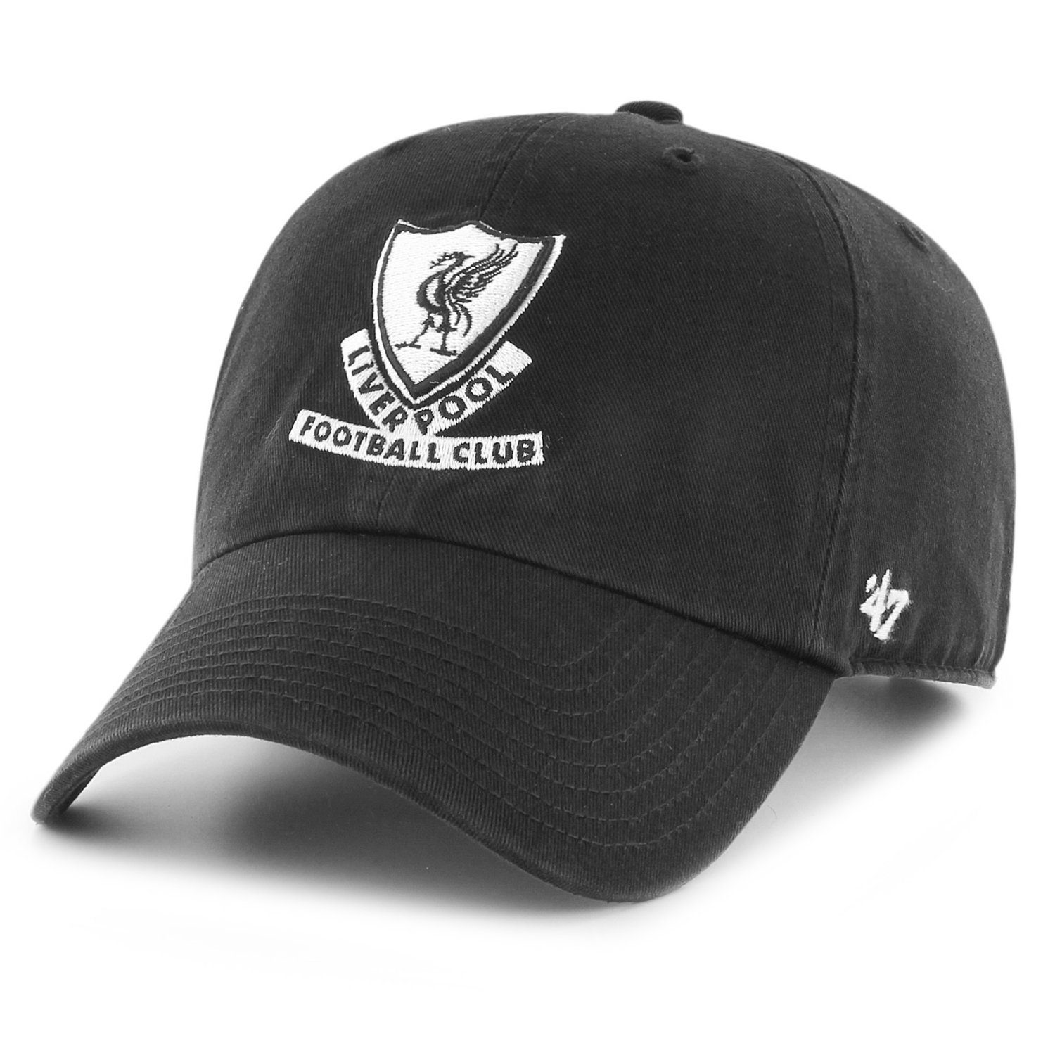 x27;47 Brand FC CLEAN Liverpool Trucker UP ARCHED RelaxedFit Cap