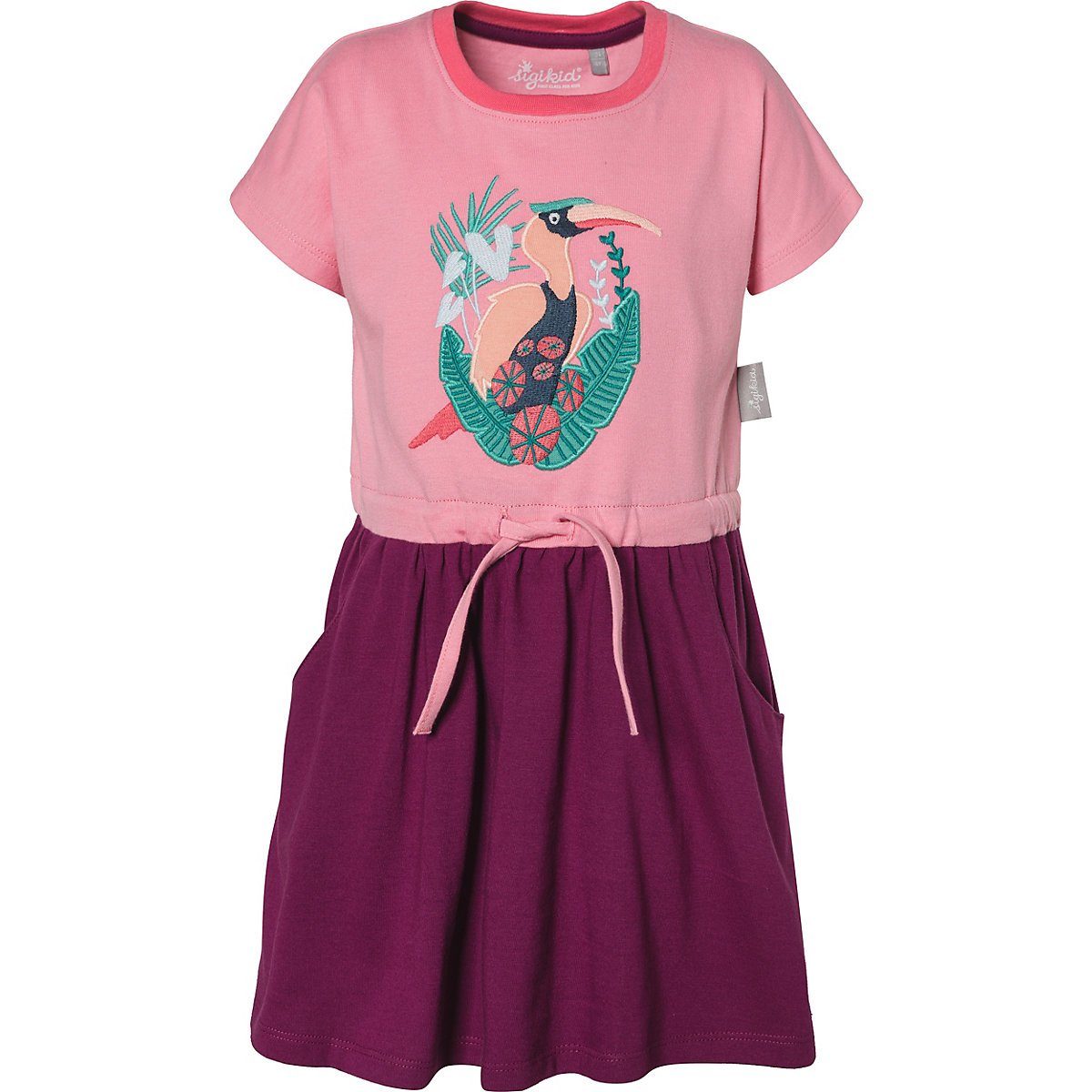 Sigikid Jerseykleid »Kinder Jerseykleid JUNGLE LOVE, Vögel, Organic« online  kaufen | OTTO
