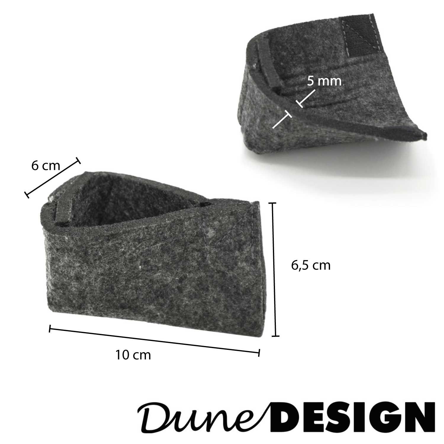DuneDesign Schutz-Set 12er Set Filz Bodenschoner für Bierbank - Biertisch Möbelgleiter – Bild 5 von 5