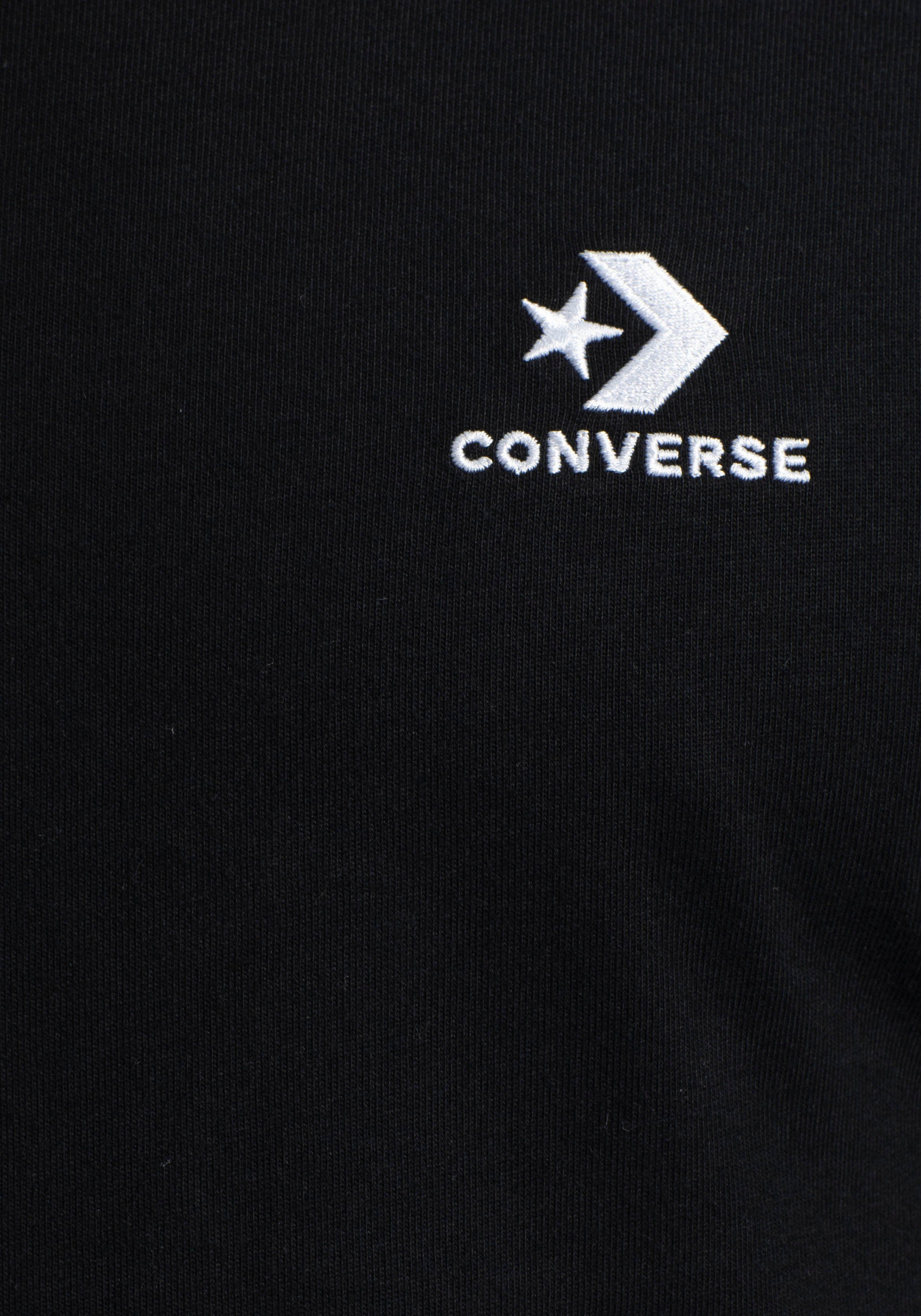Converse Langarmshirt CONVERSE GO-TO STAR EMBROIDERED BLACK SLEEVE Unisex TEE LONG CHEVRON