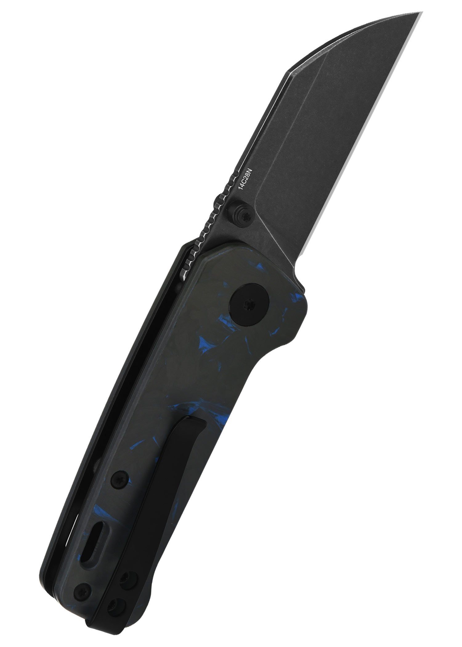 Einhandmesser Taschenmesser mit Griff Kohlefaser mini QSP Penguin - QSP