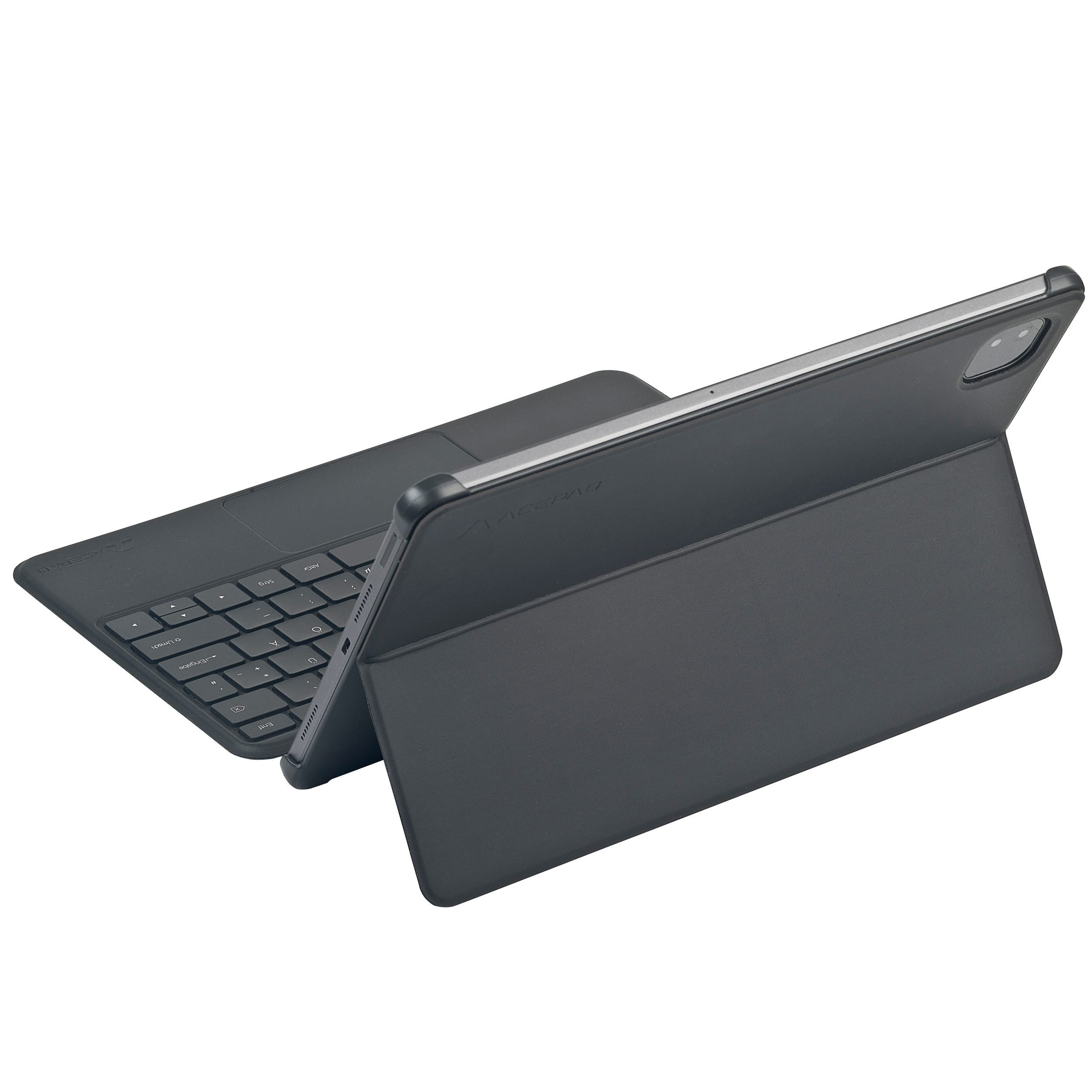 Acepad TE200 Tastatur mit Touchpad für HIGH E200 Tablet-Tastatur (inkl. Cover mit Ständer, magnetischer Pogo-Pin-Anschluss zum Andocken)