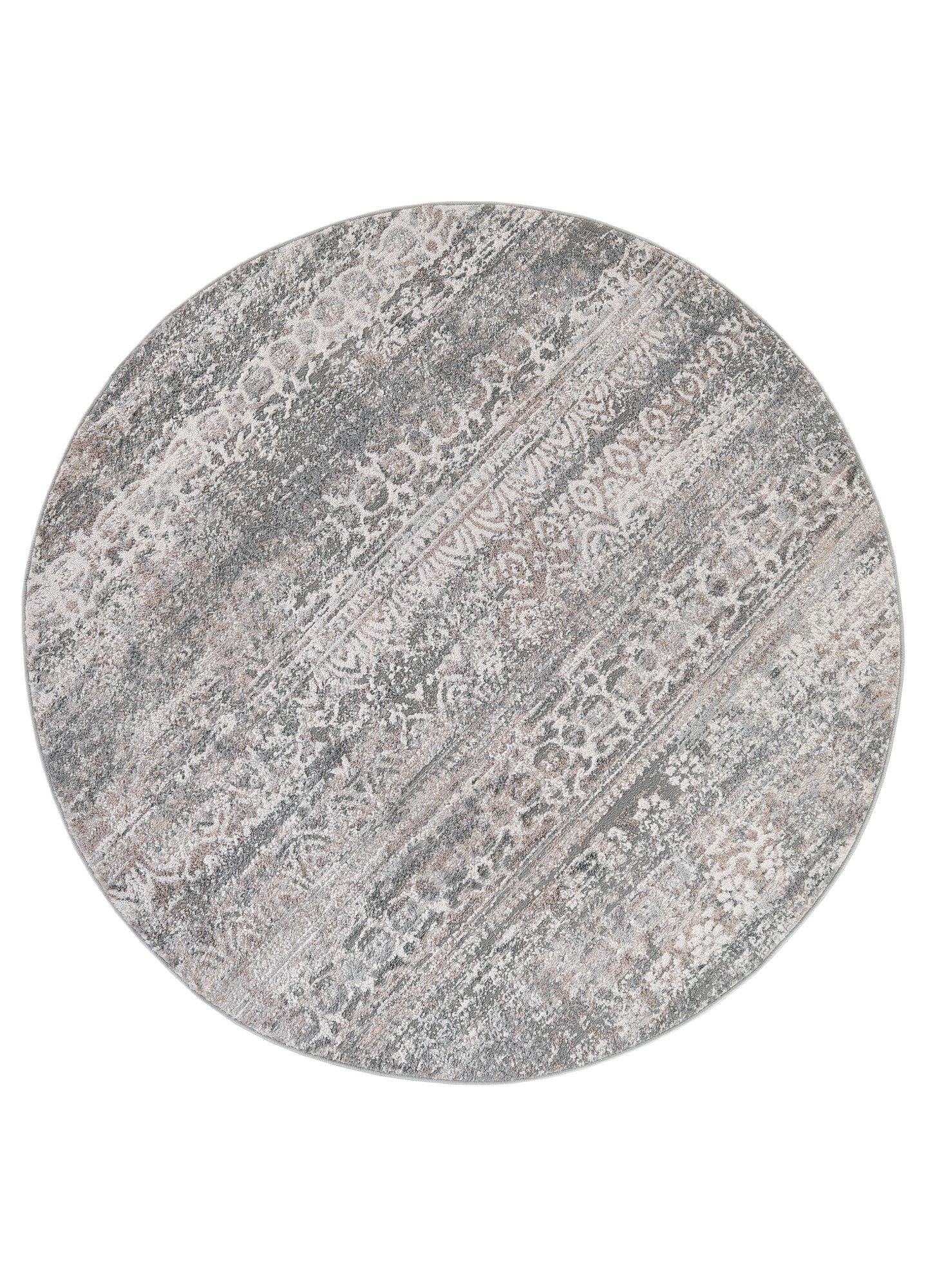 Tapiso Teppich VALLEY, rund, Höhe: 9 mm, Wohnzimmer, Schlafzimmer, Vintage günstig online kaufen