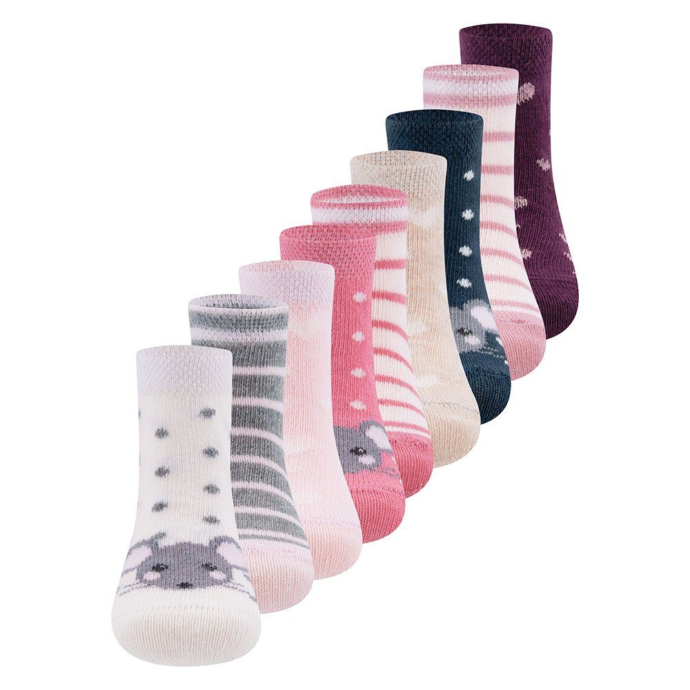 Ewers Socken Socken Maus/Ringel/Herzen (9-Paar)