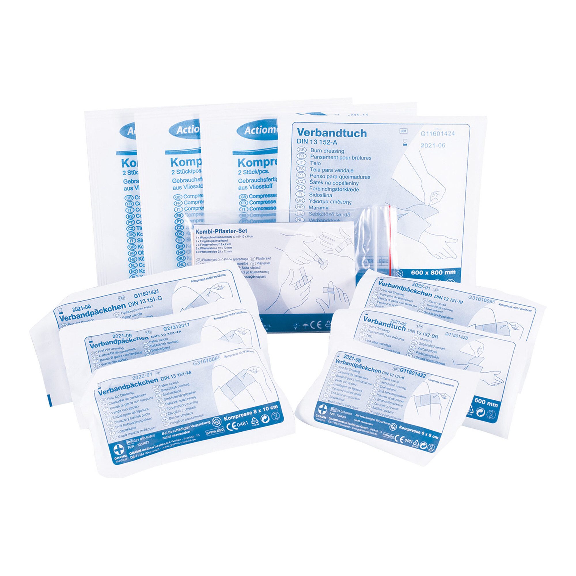 GRAMM medical Nachfüllpack GRAMM medical Sterilprodukte-Austauschset für DIN 13 164