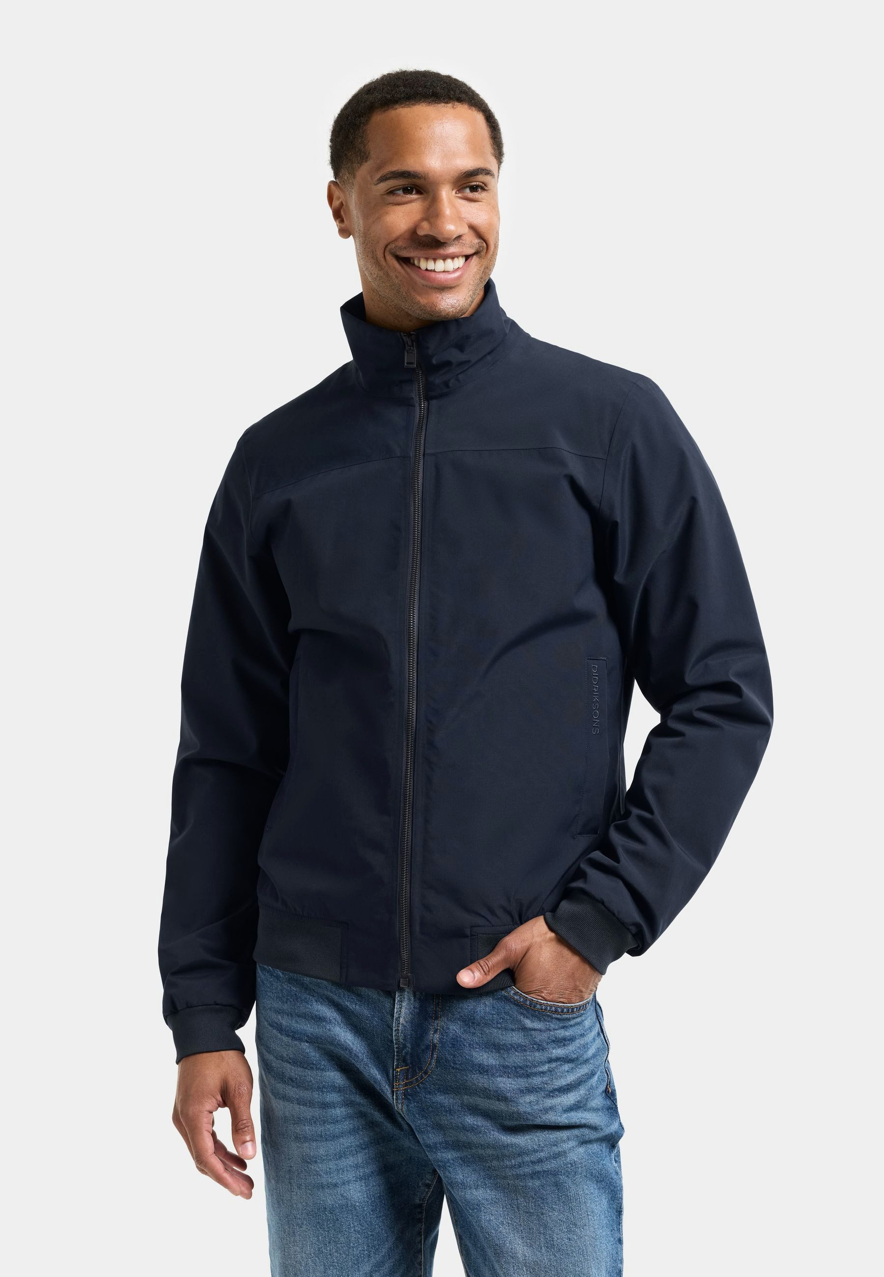 Didriksons Allwetterjacke Herren Übergangsjacke Bomberjacke Wasserdicht ALVIN mit Taschen