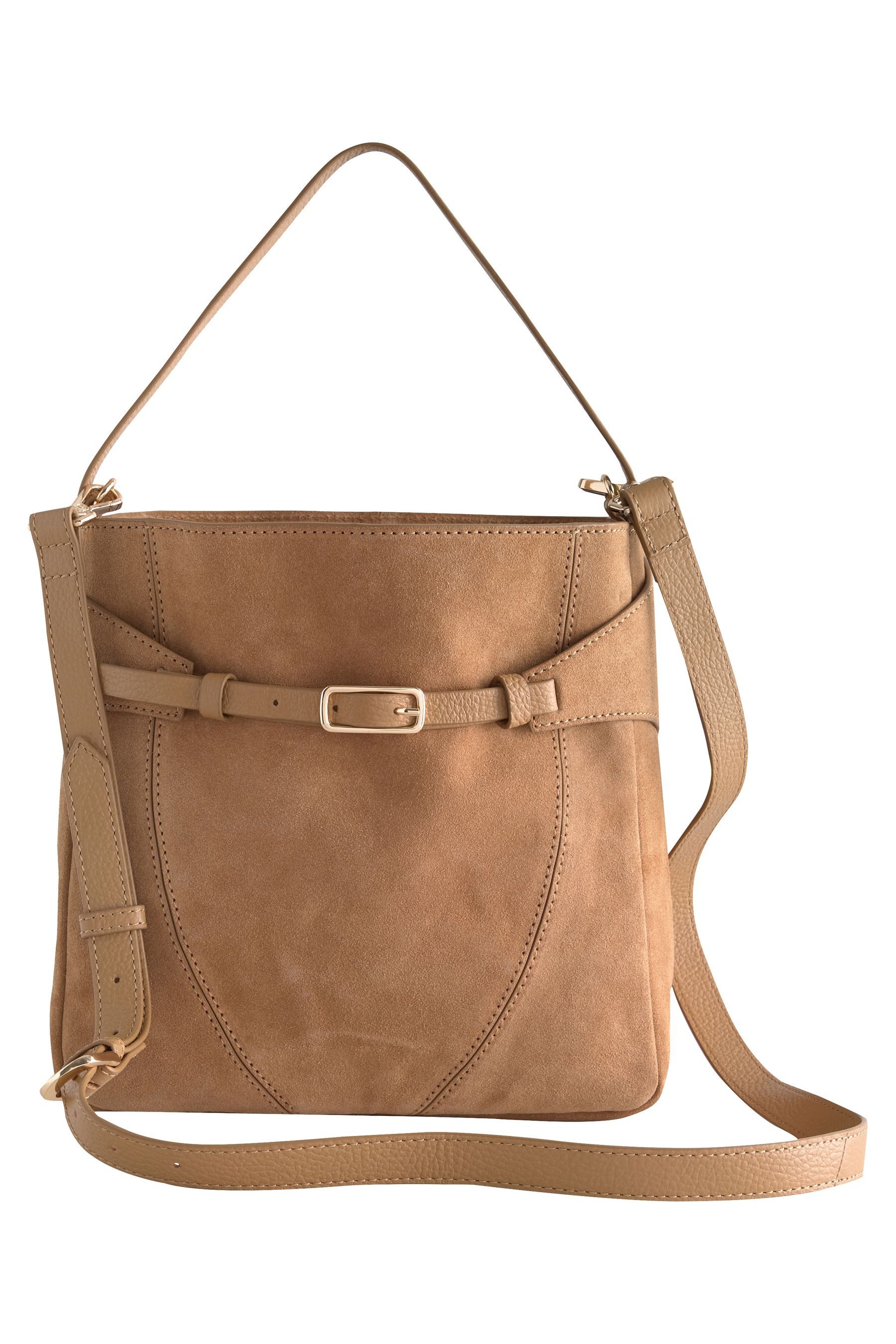 Next Messenger Bag Messenger-Schultertasche aus Leder mit Gürtel (1-tlg)