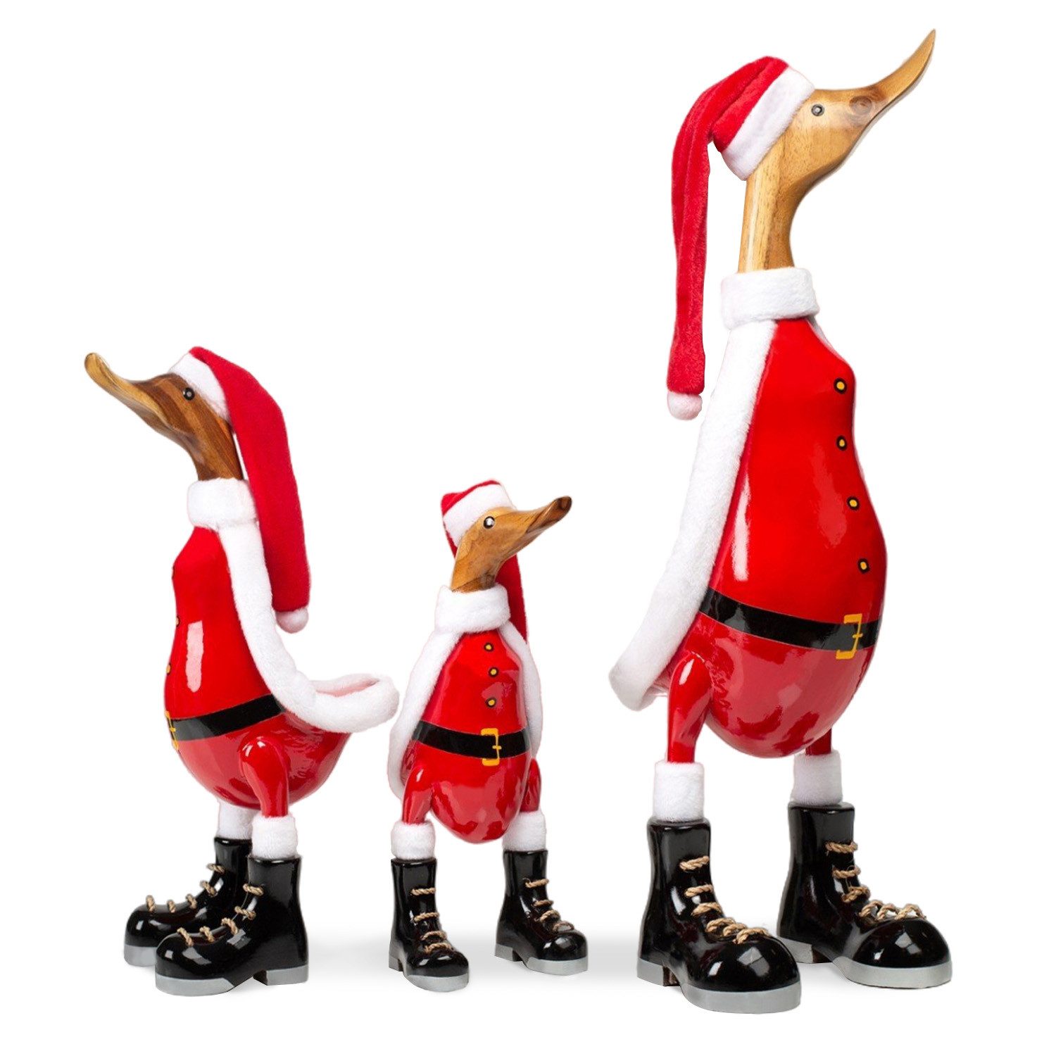 Rikmani Dekofigur Santa Ente Weihnachten günstig online kaufen