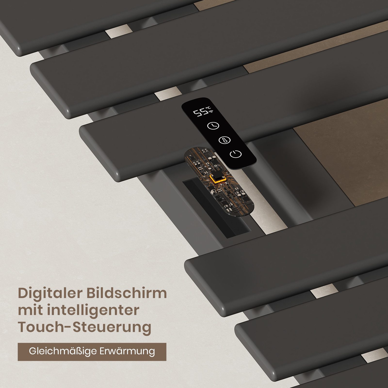 EMKE Elektrischer Badheizkörper mit Smart Thermostat WiFi/APP-Steuerung Tim günstig online kaufen