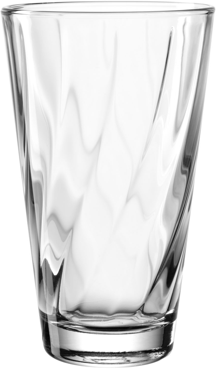 LEONARDO Gläser-Set Trinkglas, TWIST, 300 ml, 6er-Set, 6-tlg., Glas, Longdrinkbecher, spülmaschinengeeignet