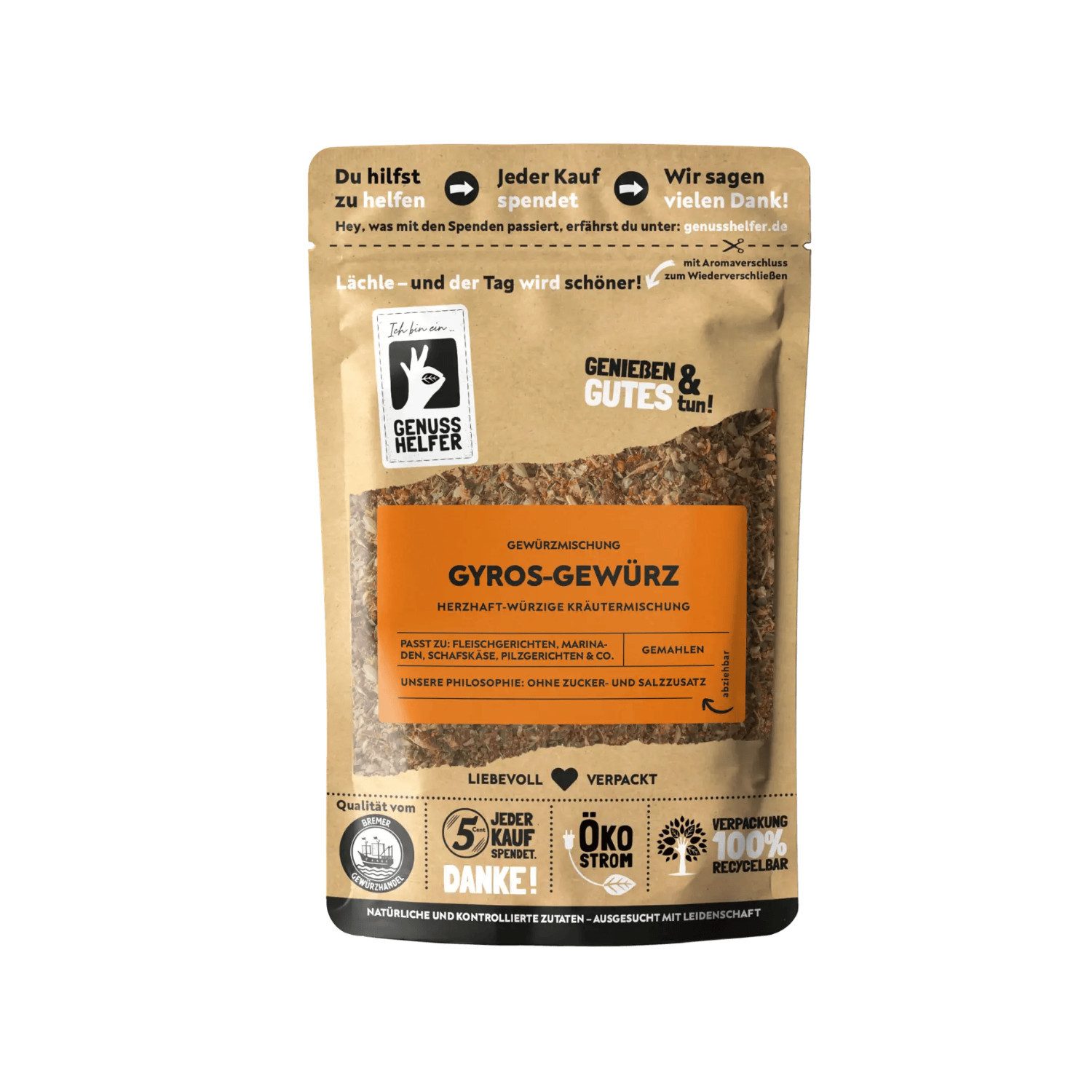 Bremer Gewürzhandel Gewürz Gyros-Gewürz, gemahlen, 80 g