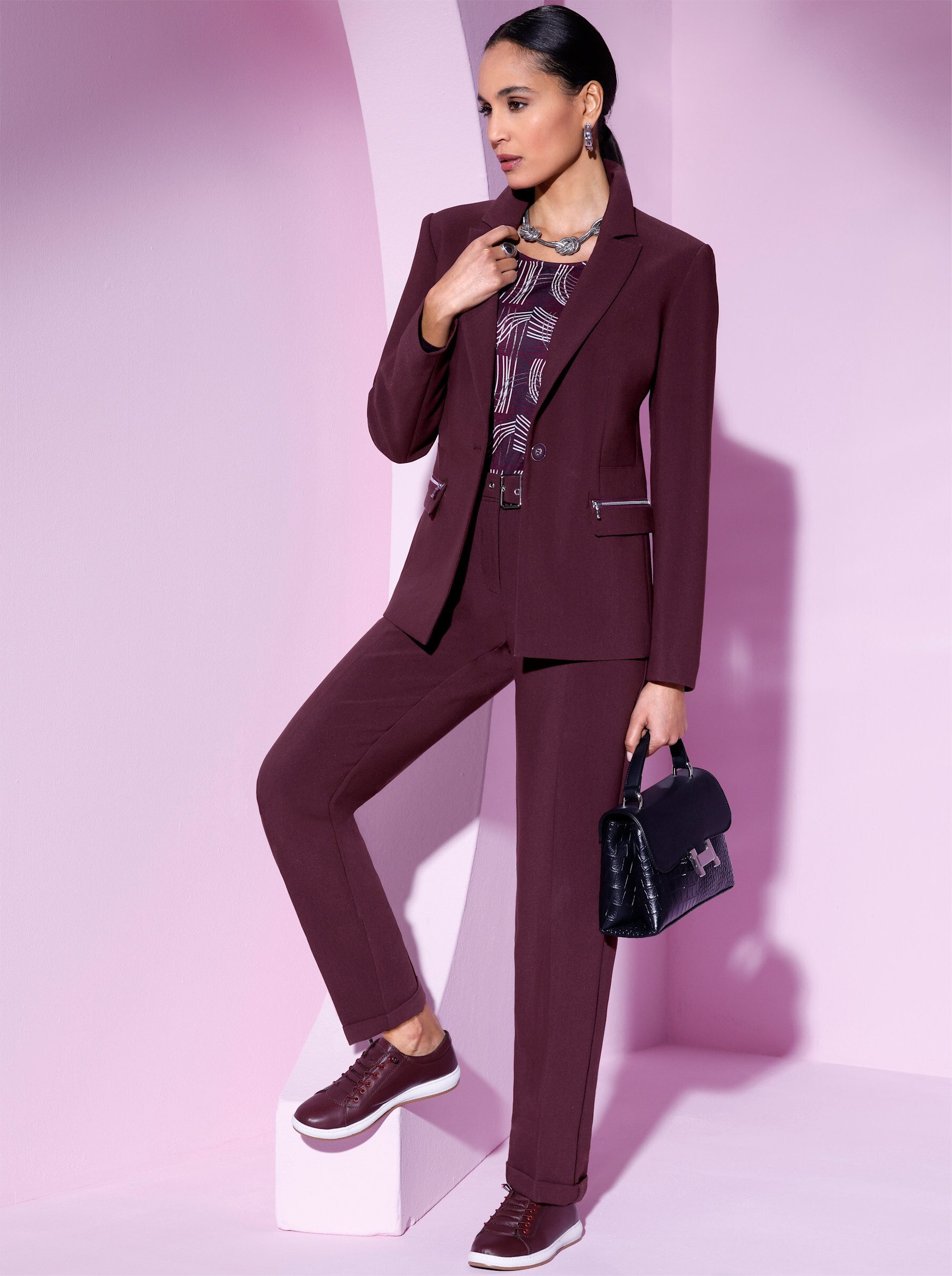 creation L Blusenblazer Blazer Langarm