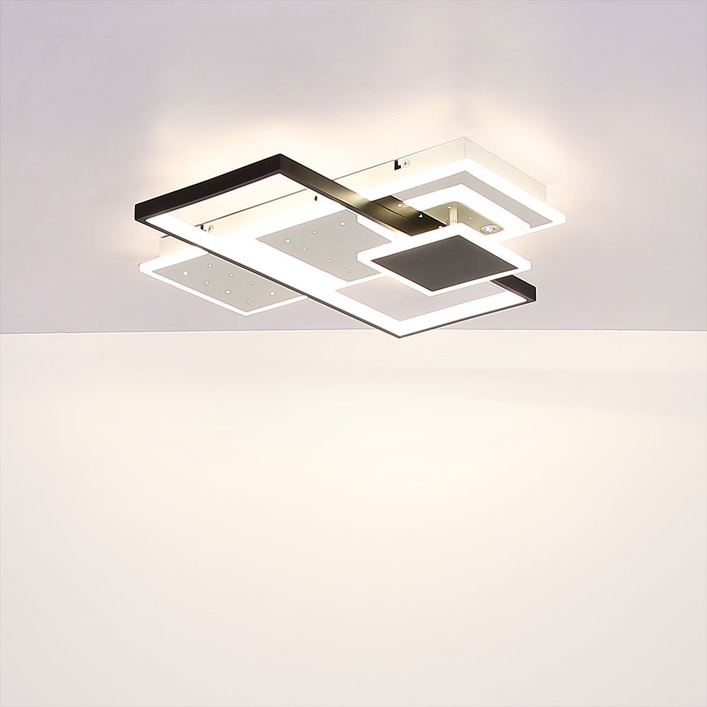 Wohnzimmerlampe Fernbedienung LED Dimmbar Globo Deckenleuchte L Deckenleuchte, Deckenlampe