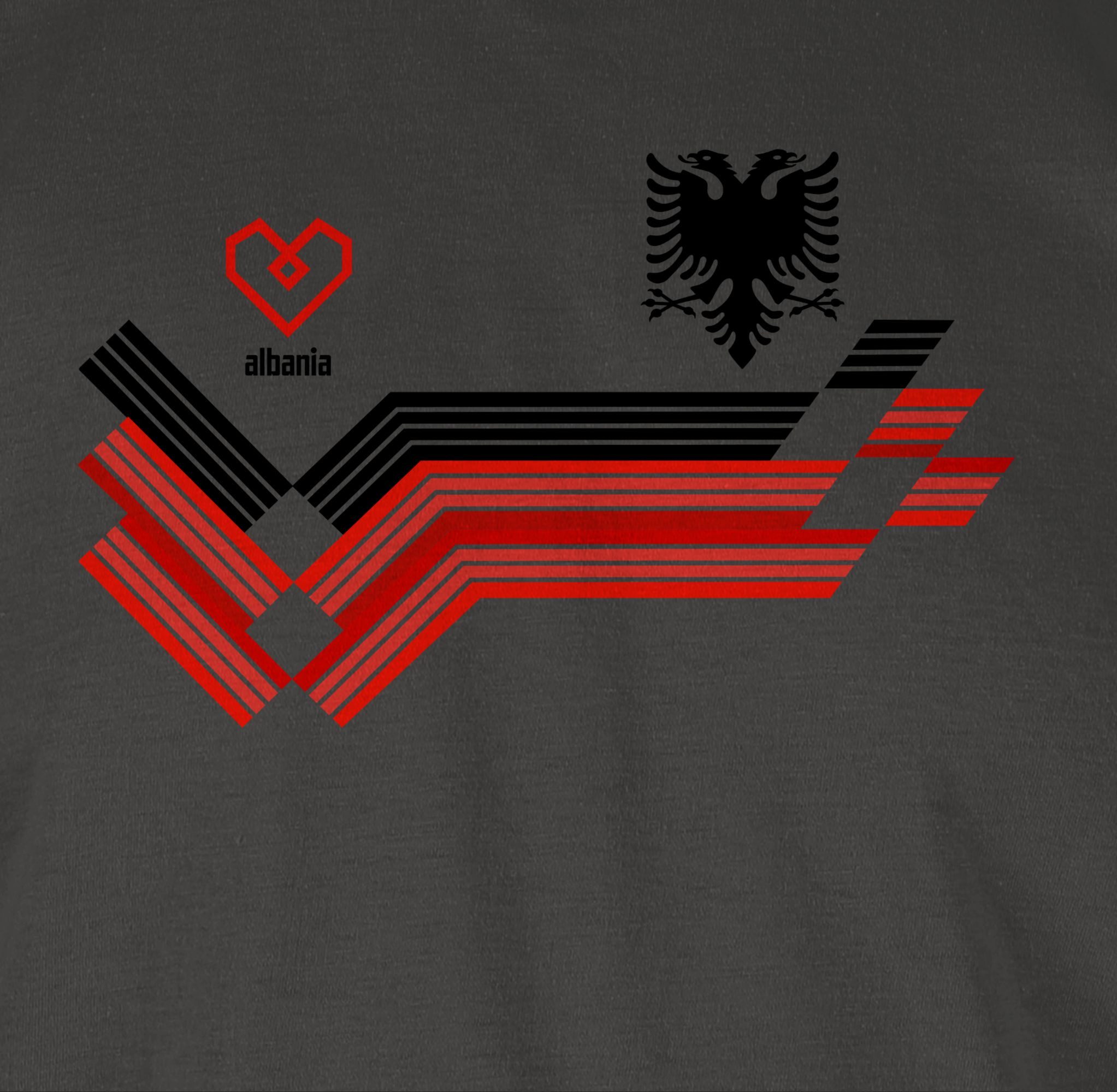Shirtracer T-Shirt Albania Fanartikel EM, Albanien Wappen 2026 Fussball WM Fanartikel