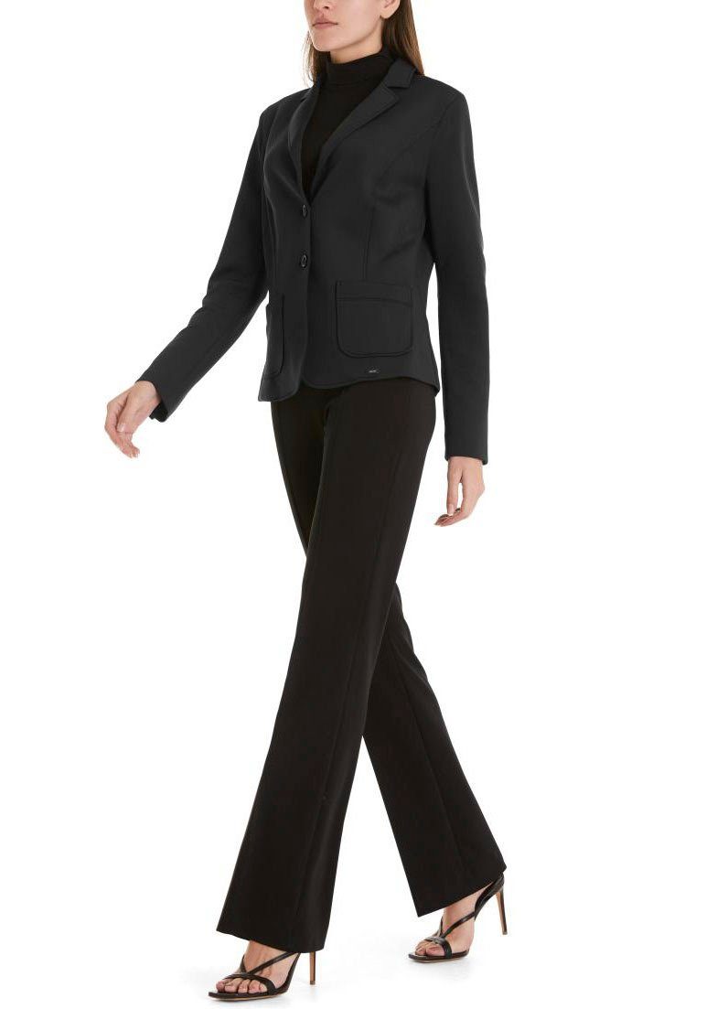 Marc Cain Kurzblazer "Collection Essential" Premium Damenmode Blazer mit aufgesetzten Taschen, elastisch