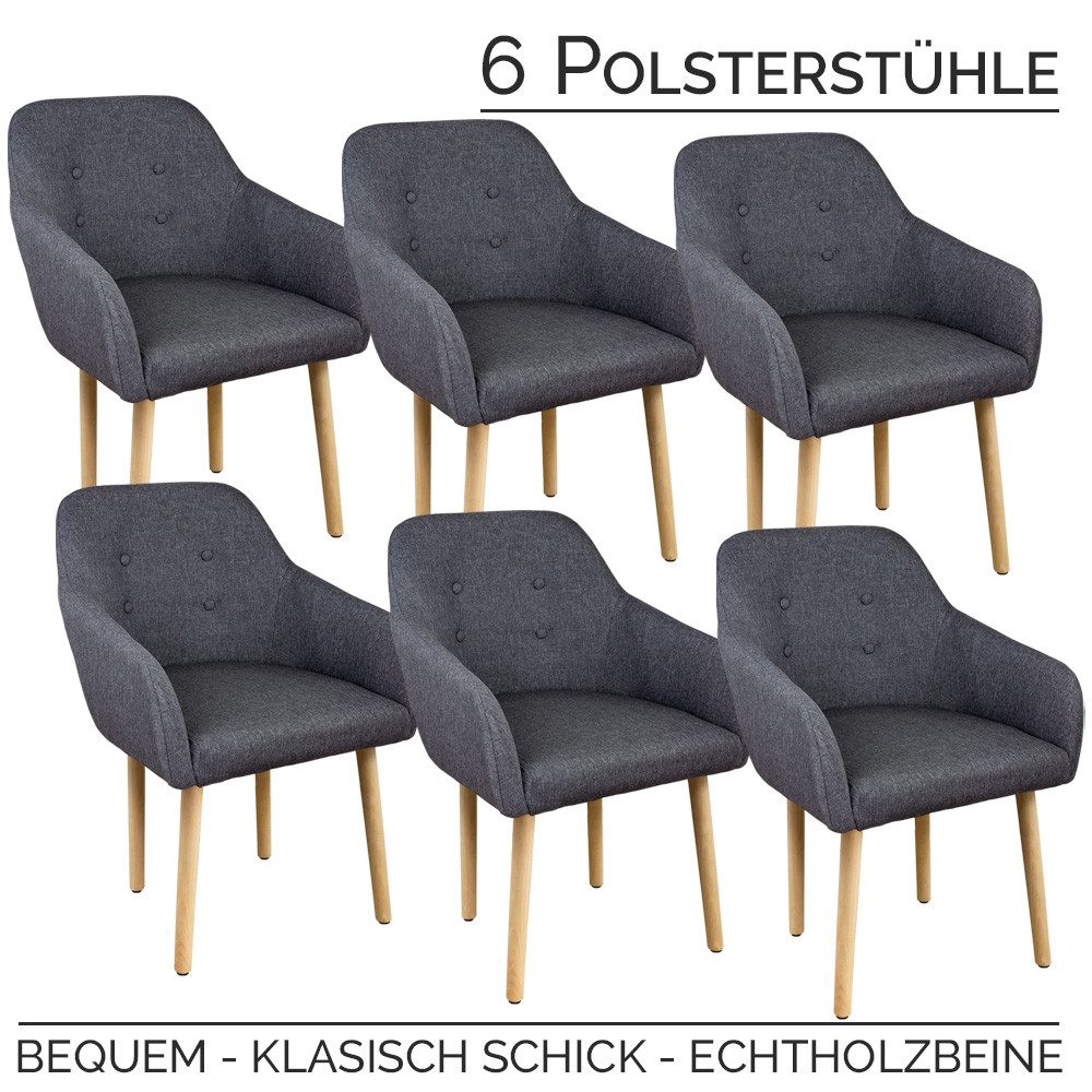 Kingpower Esszimmerstuhl 2/4/6/8 Set Stühle Esszimmerstühle Stuhl Sessel Ar günstig online kaufen