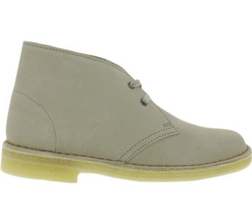 Clarks Clarks Originals Damen Boots schicke Veloursleder-Stiefeletten Desert Boot Stiefel Beige Stiefel