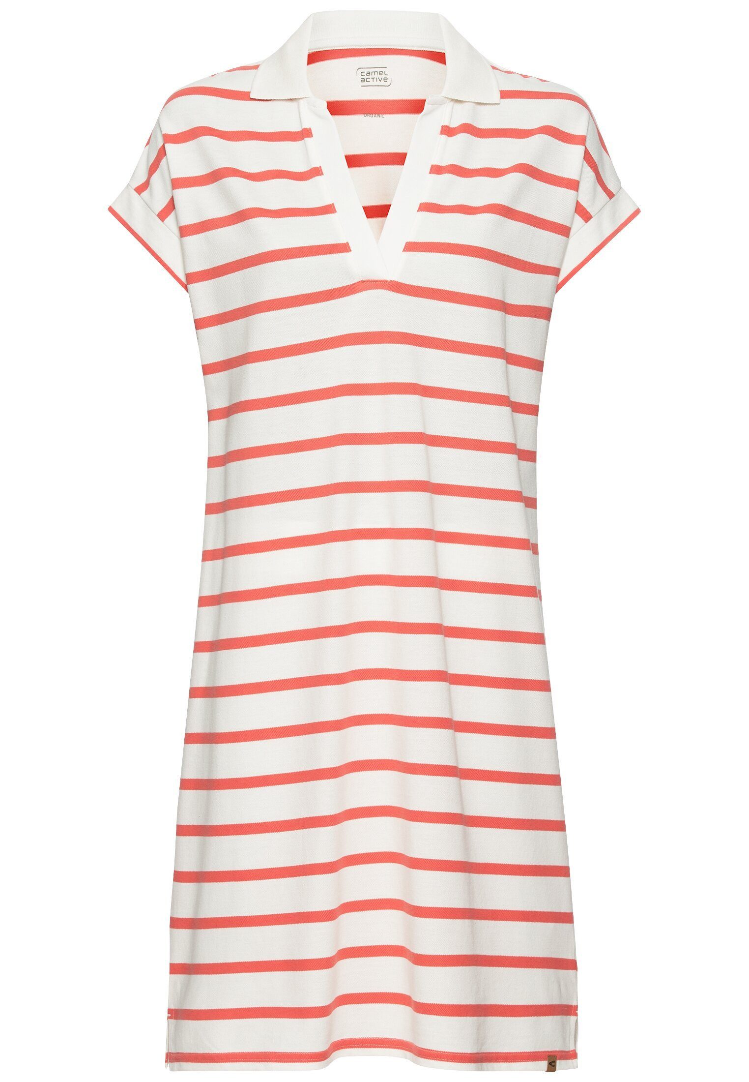 camel active Sommerkleid Piqué Polokleid aus zertifiziertem Organic Cotton günstig online kaufen